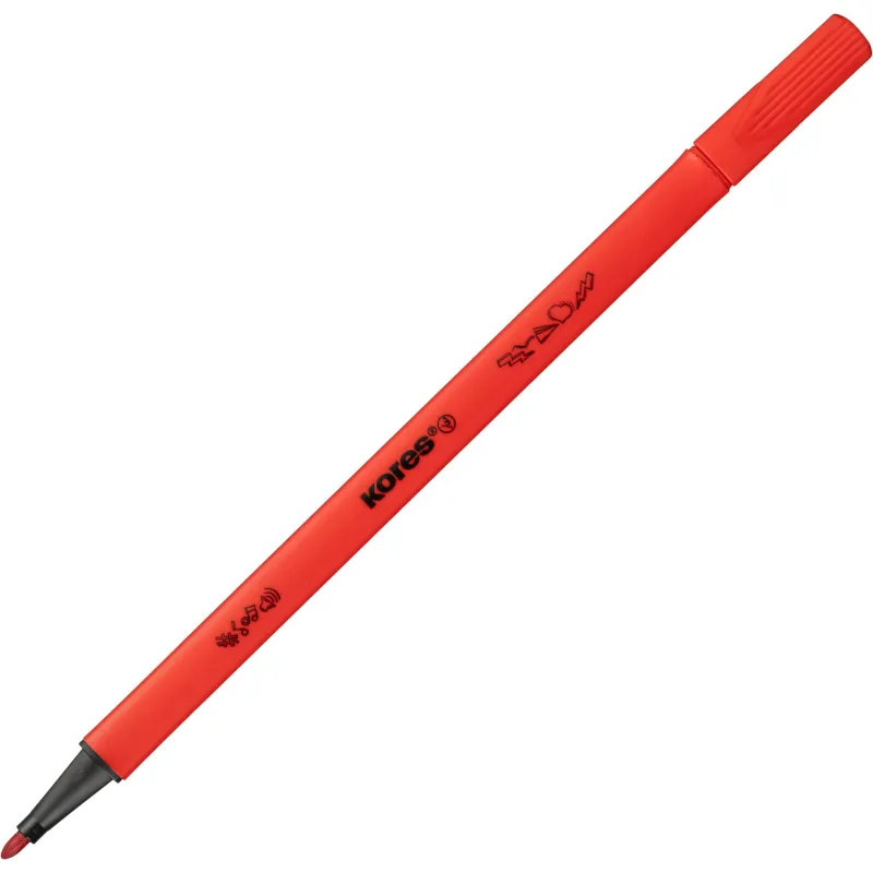 Фломастеры Kores K-beats 26 цветов с вентилируемыми колпачками - Image 6