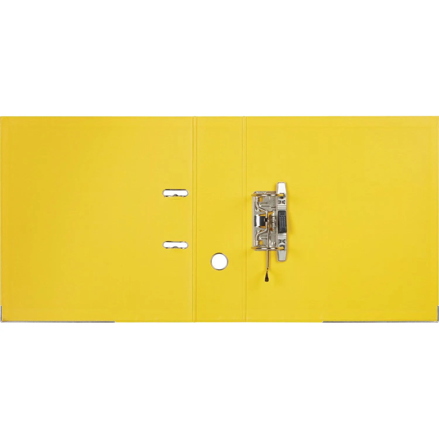 Папка-регистратор Bright colours 80 мм жёлтая бумвинил с защитным уголком - Image 6
