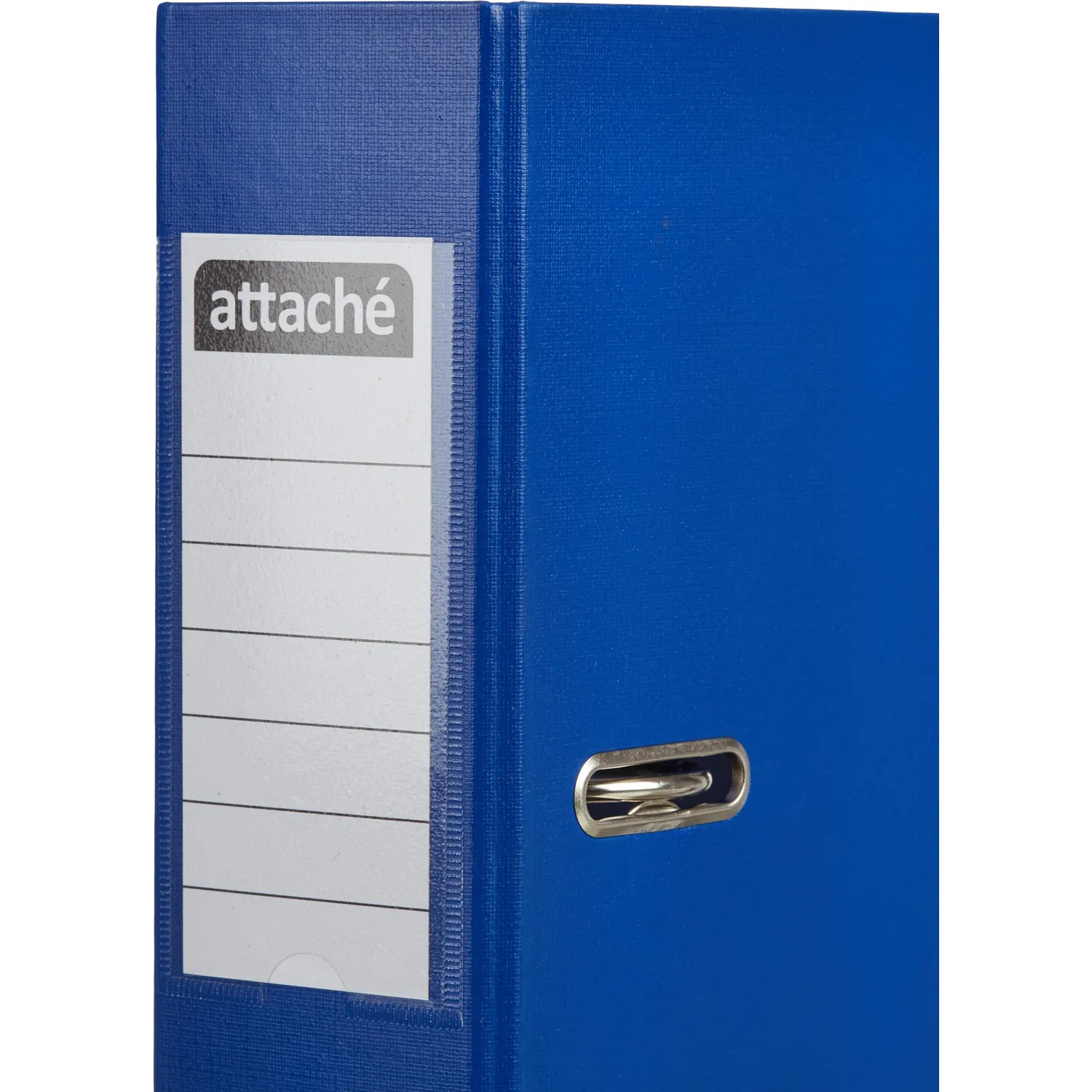 Папка-регистратор 75 мм синяя бумвинил с защитным уголком - Image 9