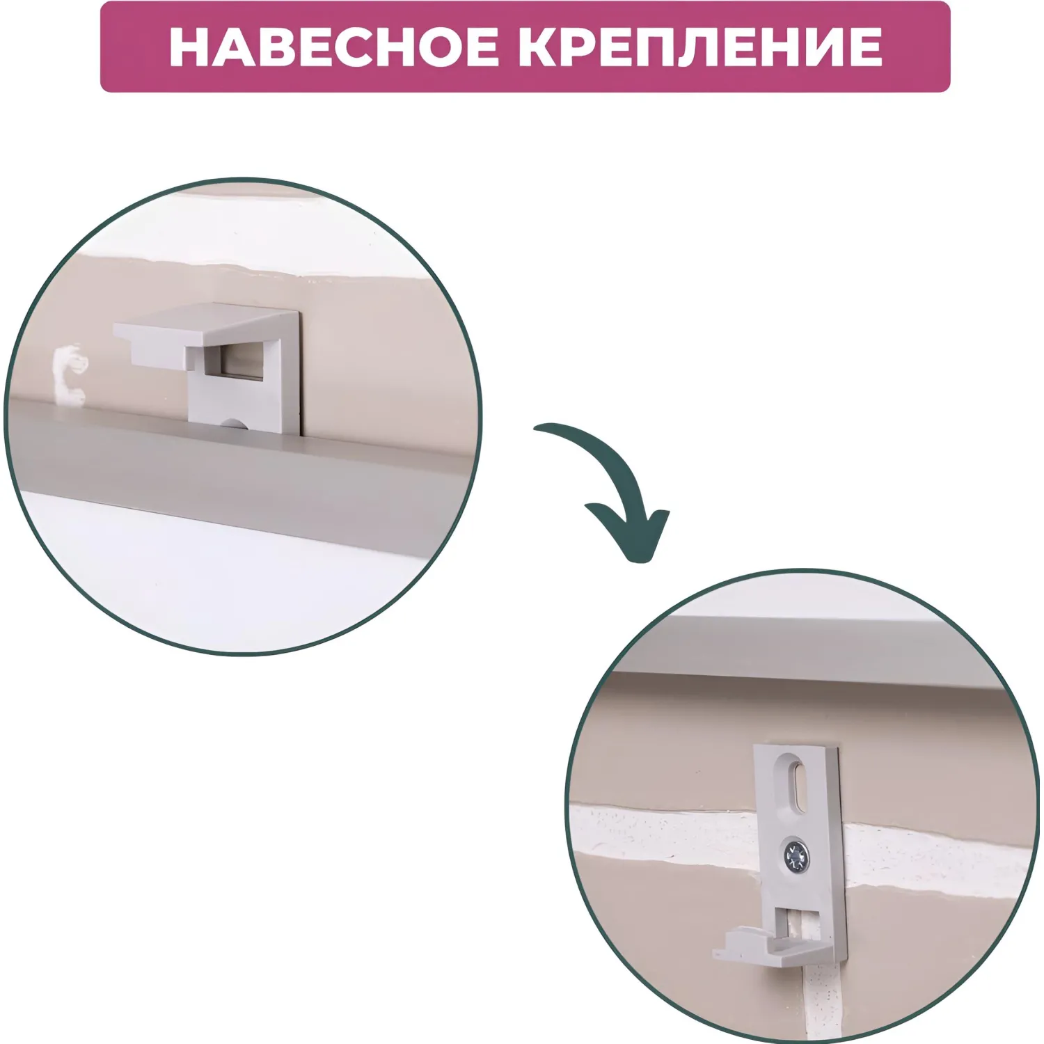 Доска магнитно-маркерная  45x60 см односекционная с лаковым покрытием (полочка для маркеров) - Image 5