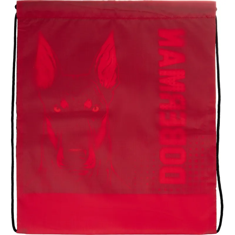 Мешок для сменной обуви Doberman 420х340 мм чёрный с ручками - Image 4