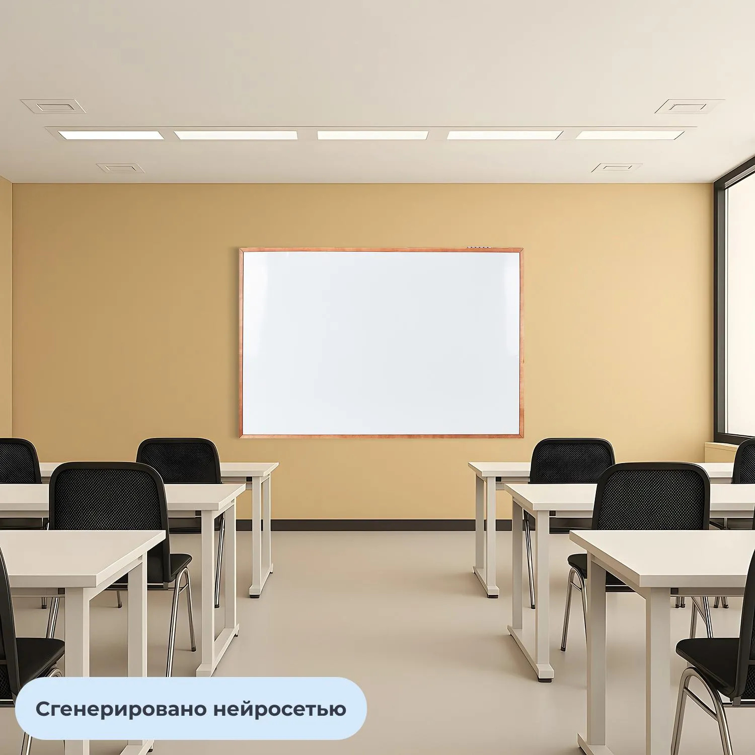 Доска магнитно-маркерная 100x150 см односекционная с лаковым покрытием - Image 5