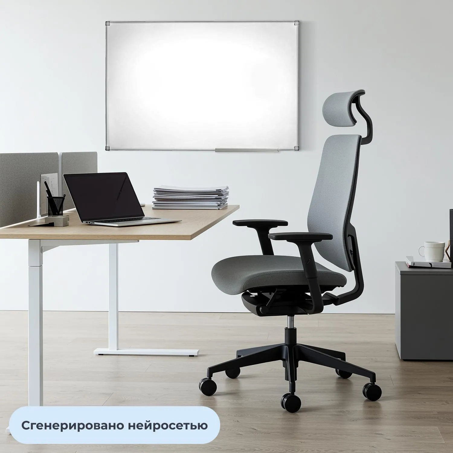 Доска магнитно-маркерная 60x90 см односекционная с лаковым покрытием (полочка для маркеров) - Image 5