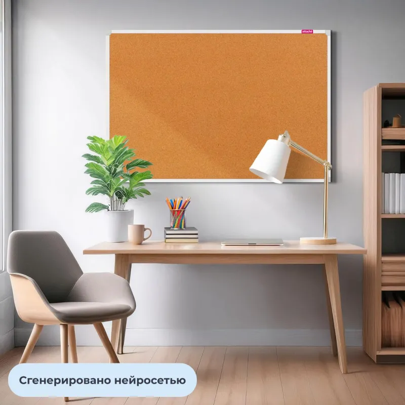 Доска пробковая 100х150 см алюминиевая рама - Image 10