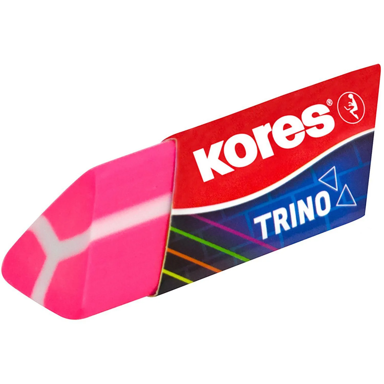 Ластик ПВХ Kores Trino (треугольный, оригинален) - Image 7