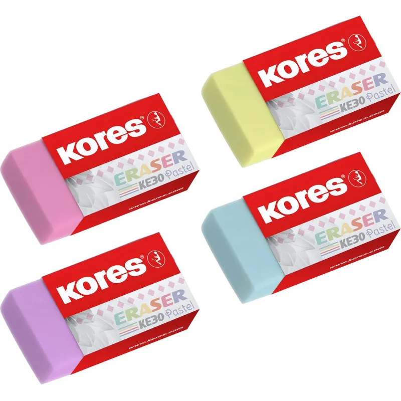 Ластик ПВХ пастельных цветов мягкий аккуратный eraser - Image 3