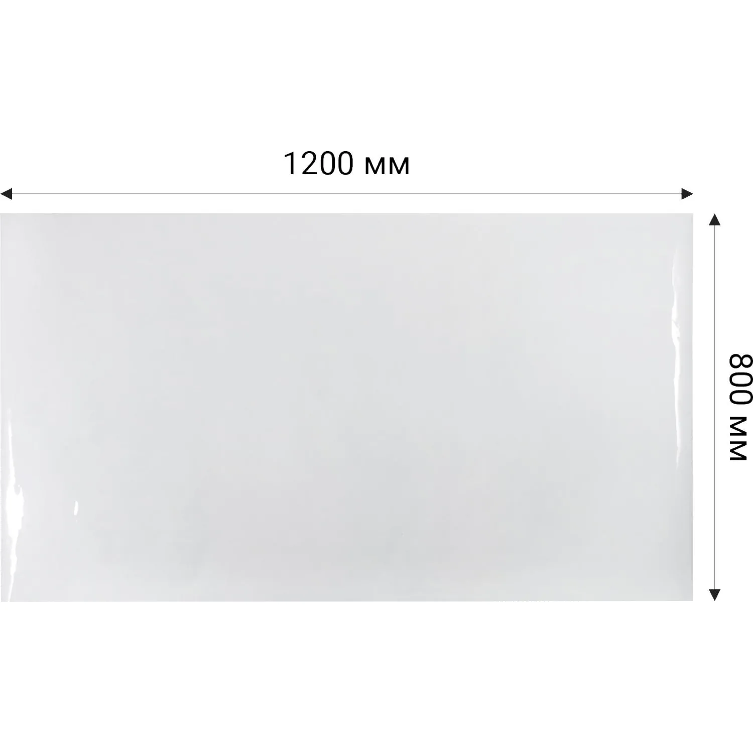 Коврик на стол 120x80 см прозрачный глянцевый - Image 3