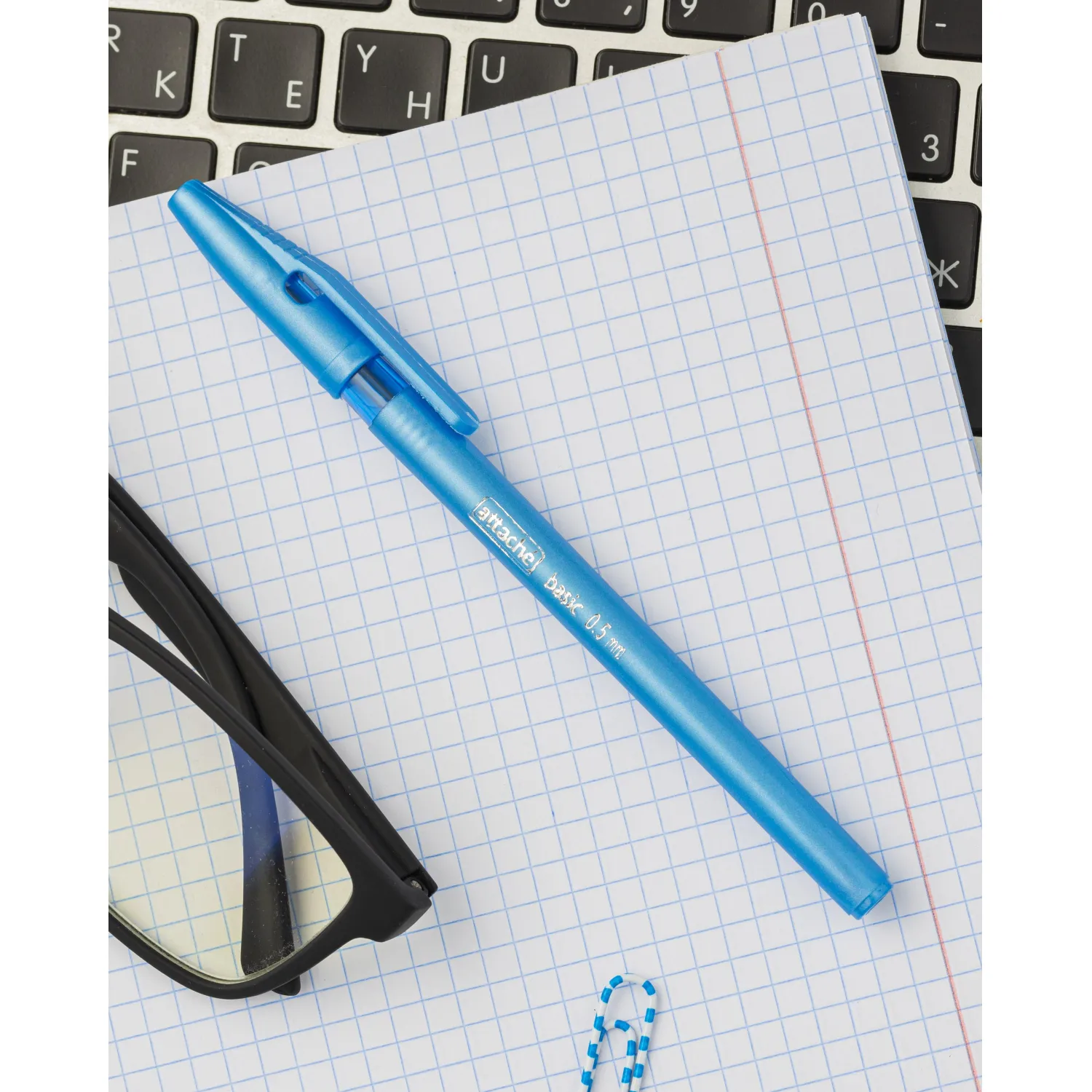 Шариковая ручка Attache Basic синий цвет - Image 6