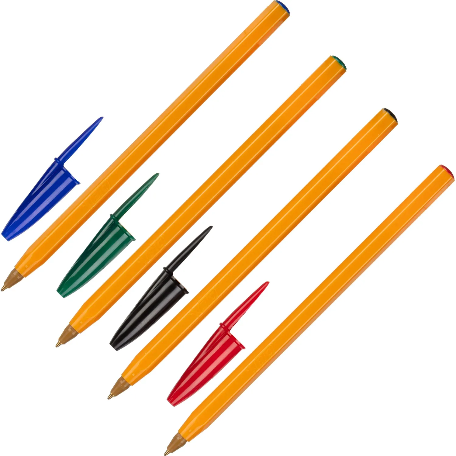 Шариковая ручка Bic Orange Original Fine культовая, оранжевая - Image 14