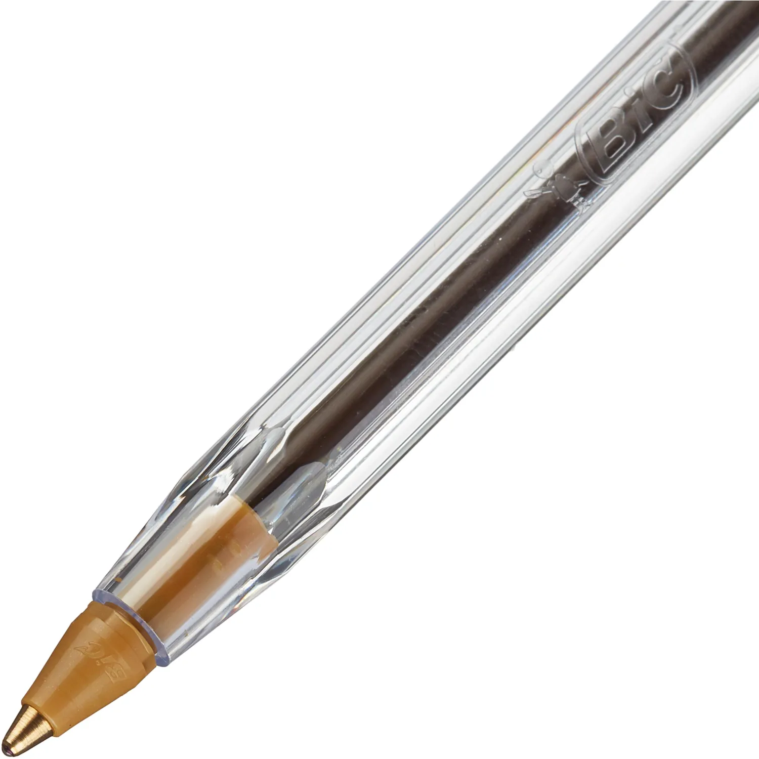 шариковая ручка Bic Cristal Original прозрачная, без клякс — купить лучшую ручку Bic - Image 3