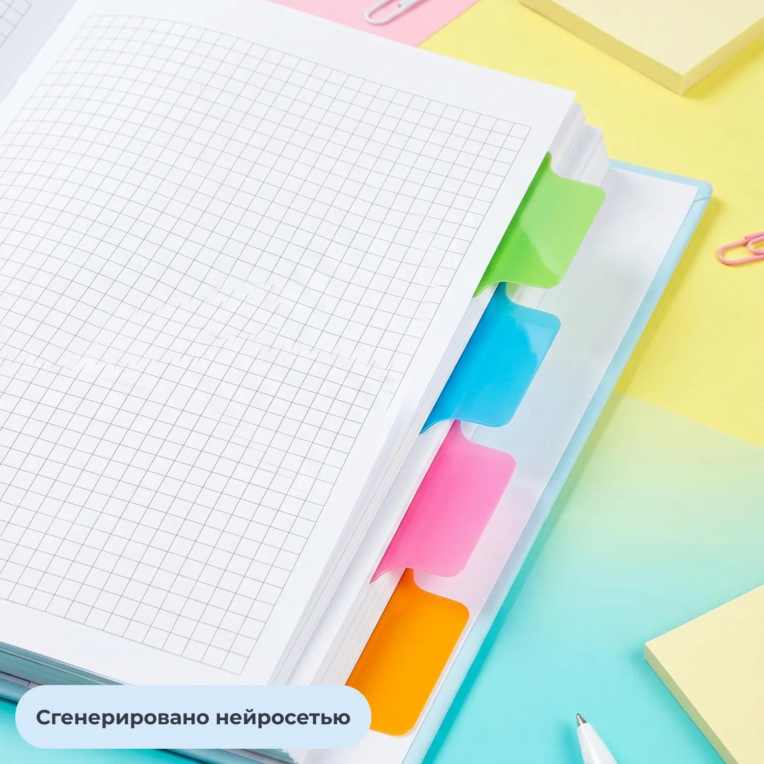 Разделитель листов пластиковый 12 листов (105x240 мм) - Image 9