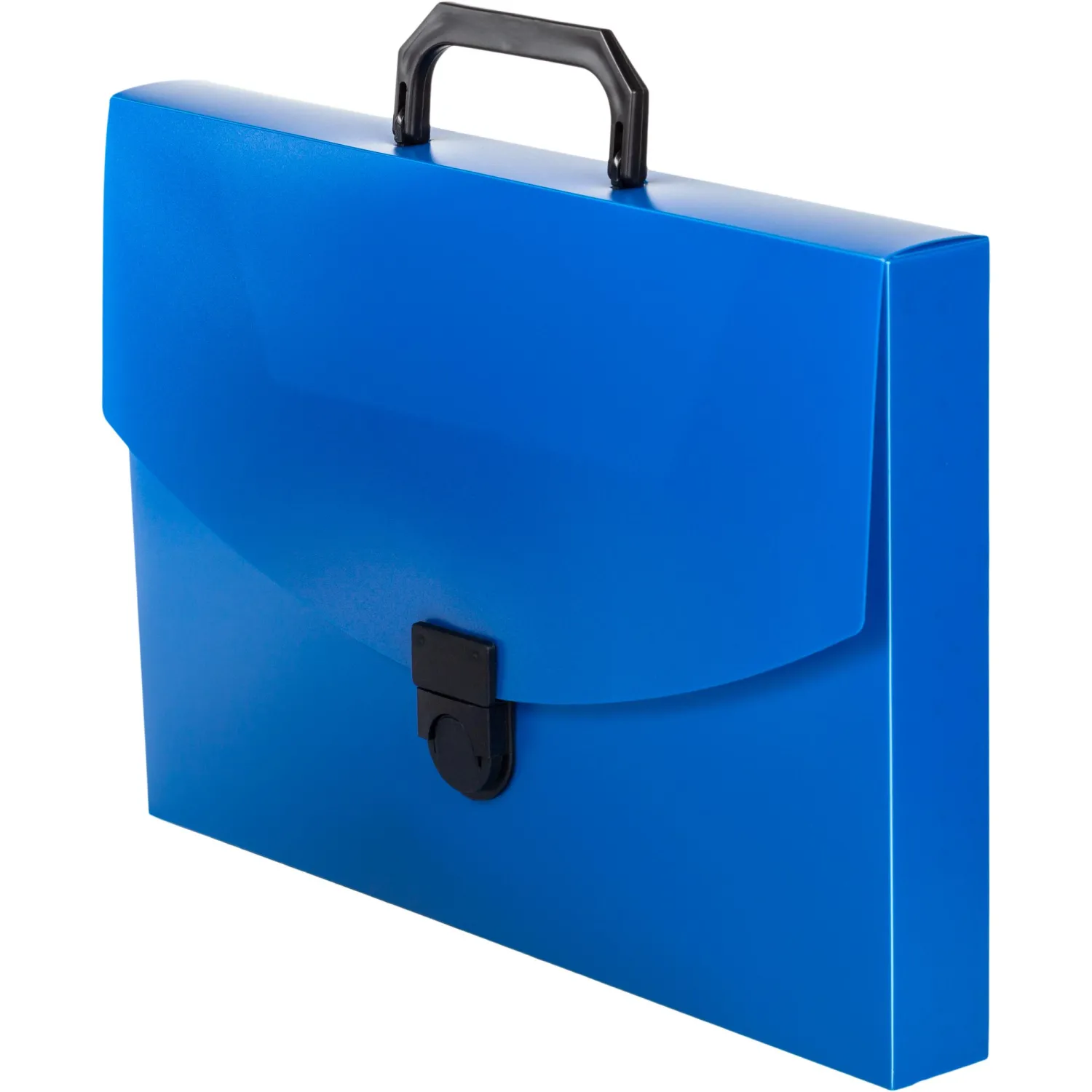 Папка-портфель пластиковая Attache A4 синяя (37х25 см, 1 отделение) - Image 2