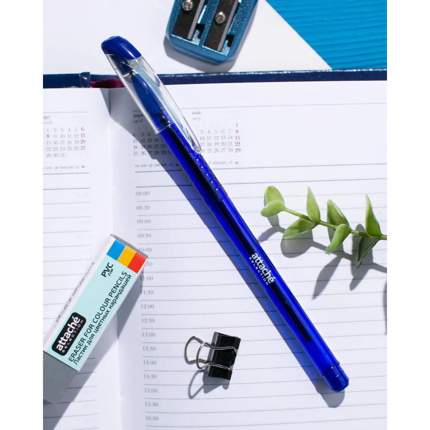 Шариковая ручка Attache Selection Sky функциональная - Image 8