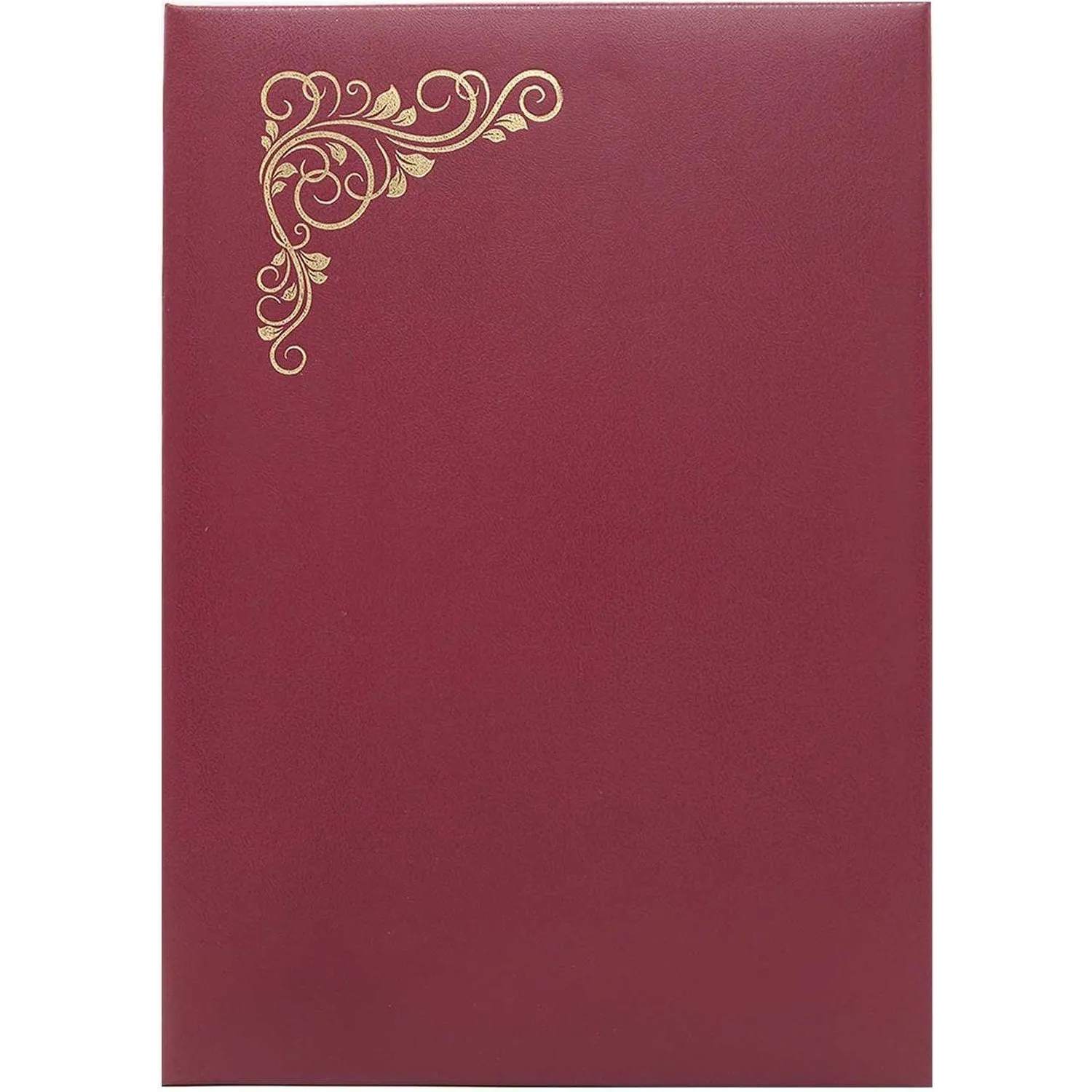 Папка адресная А4 бордовая (5 штук в упаковке)