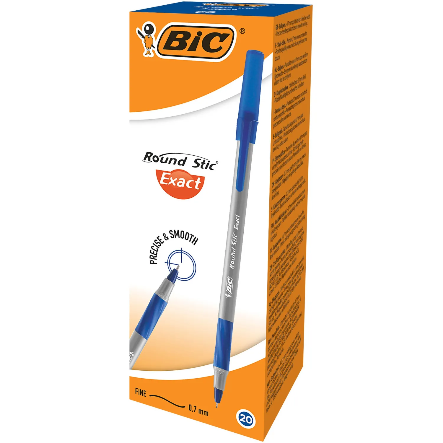 Узел шариковой ручки Bic Round Stic Exact 0.7 мм для письма - Image 7