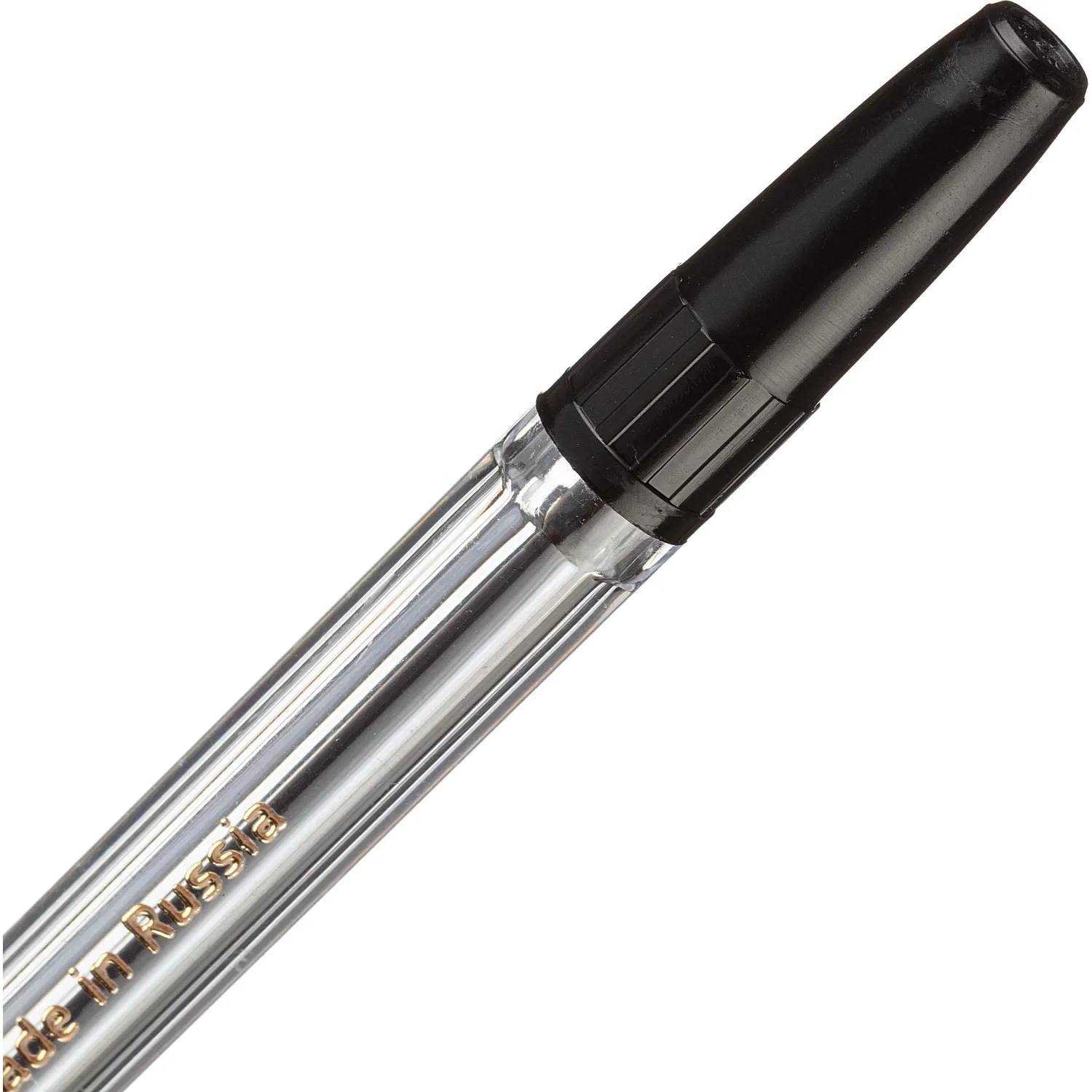 Шариковая ручка Attache Corvet черная, сменный стержень - Image 4