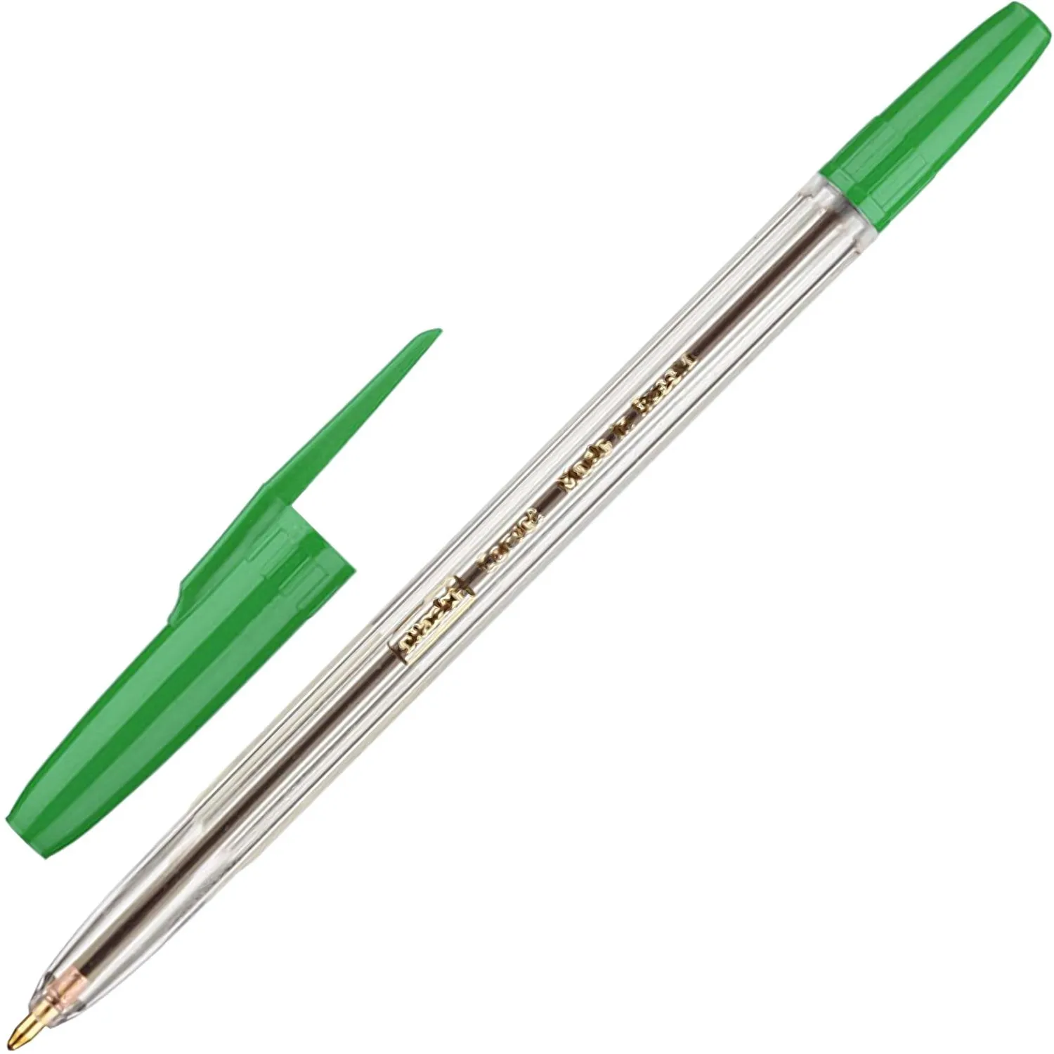 Шариковая ручка Attache Corvet зеленая, сменный стержень