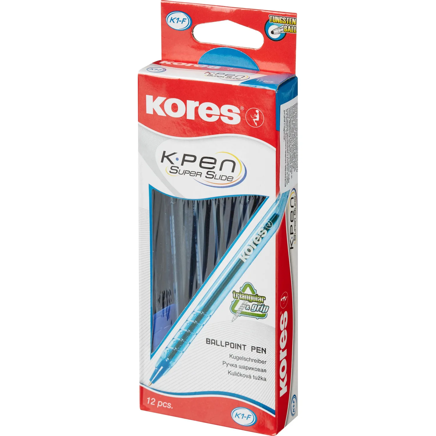 Ручка одноразовая Kores К1 39511 с вольфрамовым шариком - Image 6