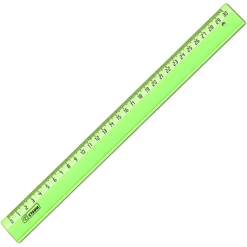 Линейка Стамм Neon Cristal 30 см пластиковая - Image 4