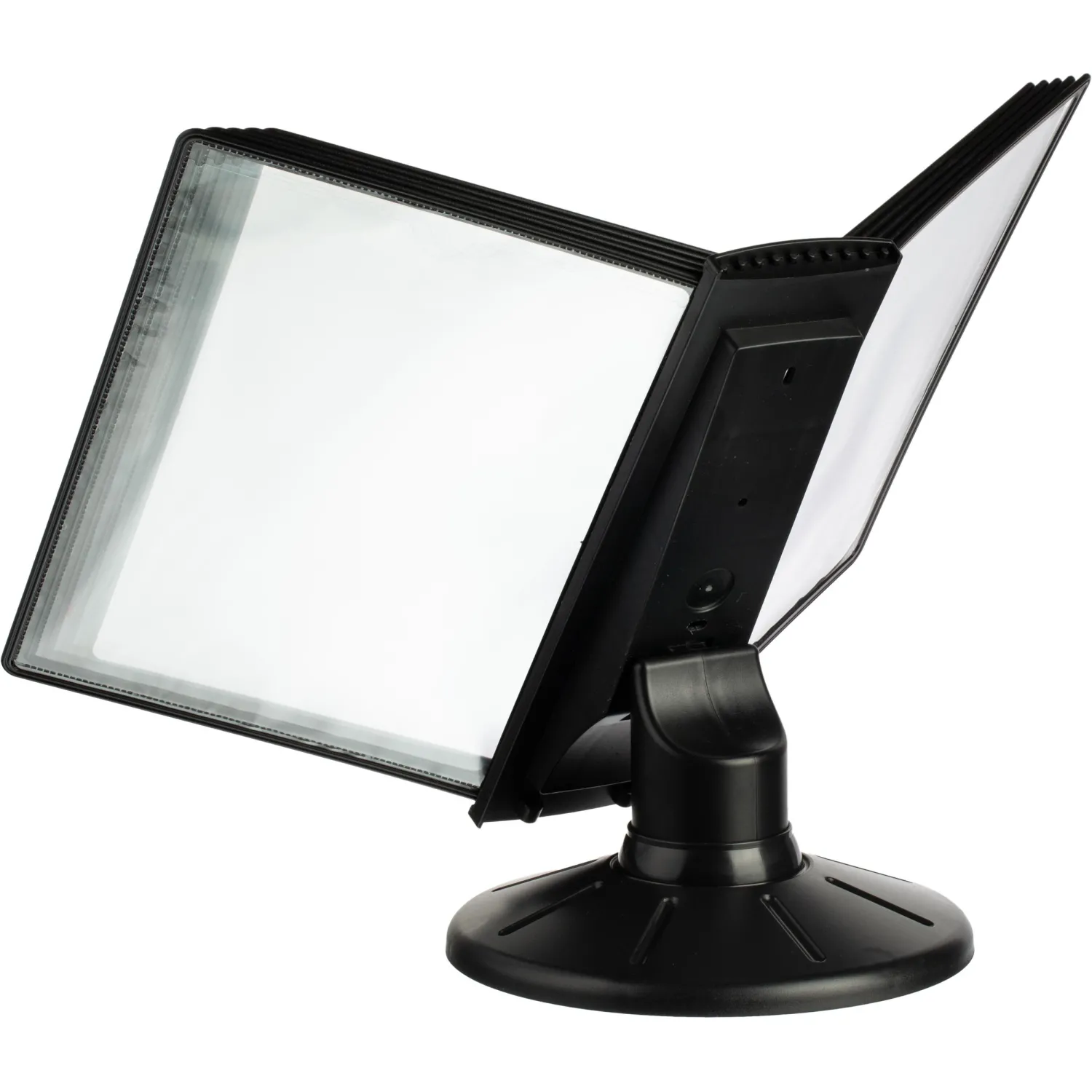 Демосистема настольная вращающаяся с 10 панелями формата A4 чёрного цвета - Image 2
