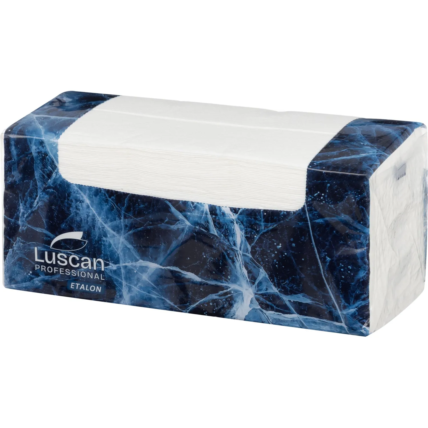 Полотенца бумажные листовые Luscan Professional H3 V-сложение (ZZ) 2-слойные белые 200 листов - Image 3