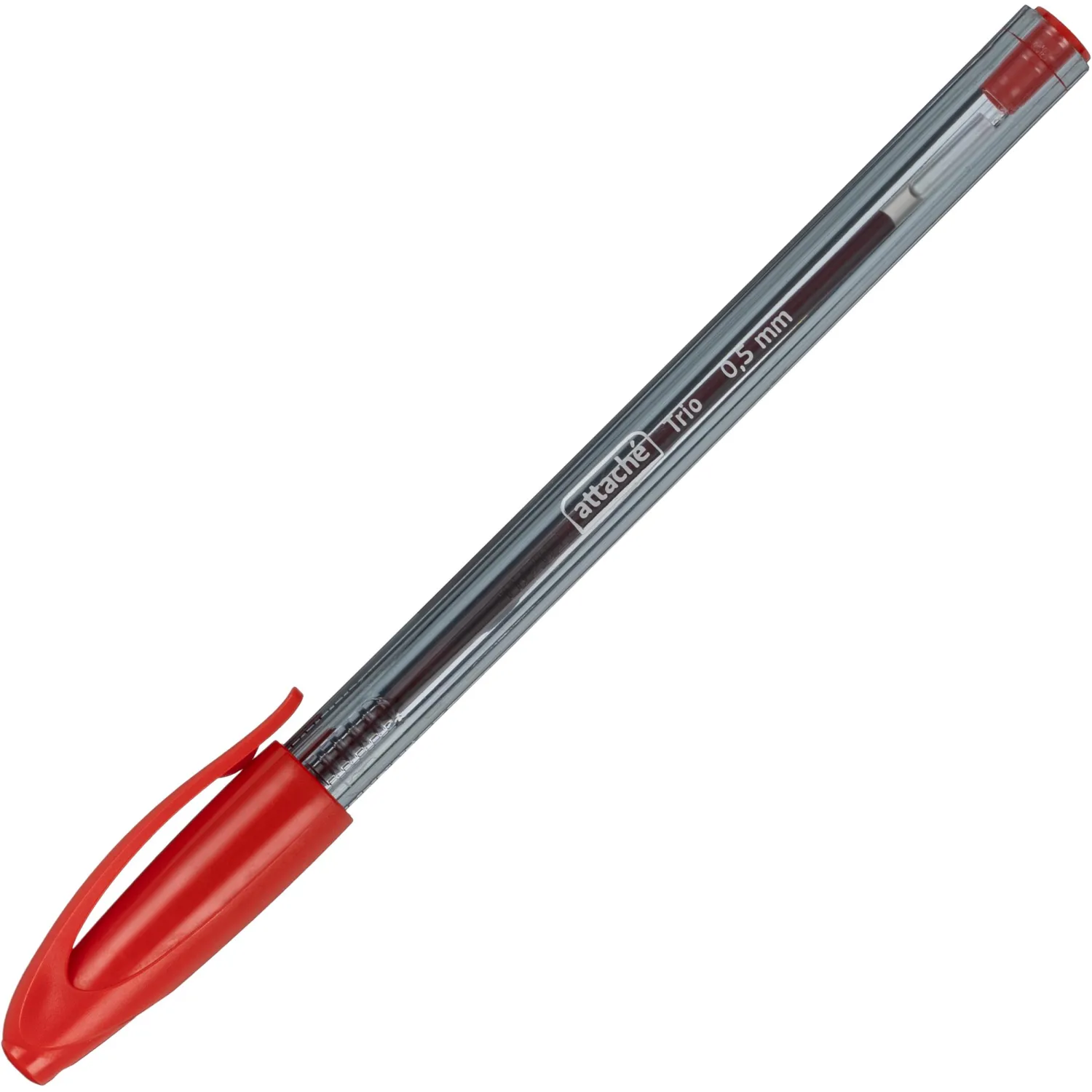 Шариковая ручка Attache Glide Trio компактная одноразовая - Image 2