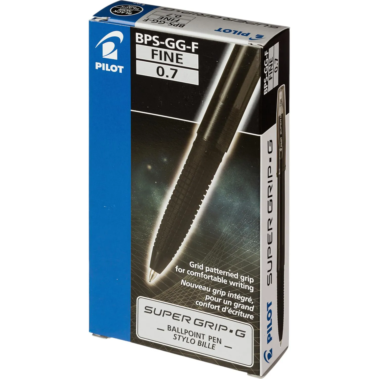 Шариковая ручка BPS-GG Super Grip G | Многоразовая, прозрачный корпус, ультрамягкие чернила, брендирование - Image 7