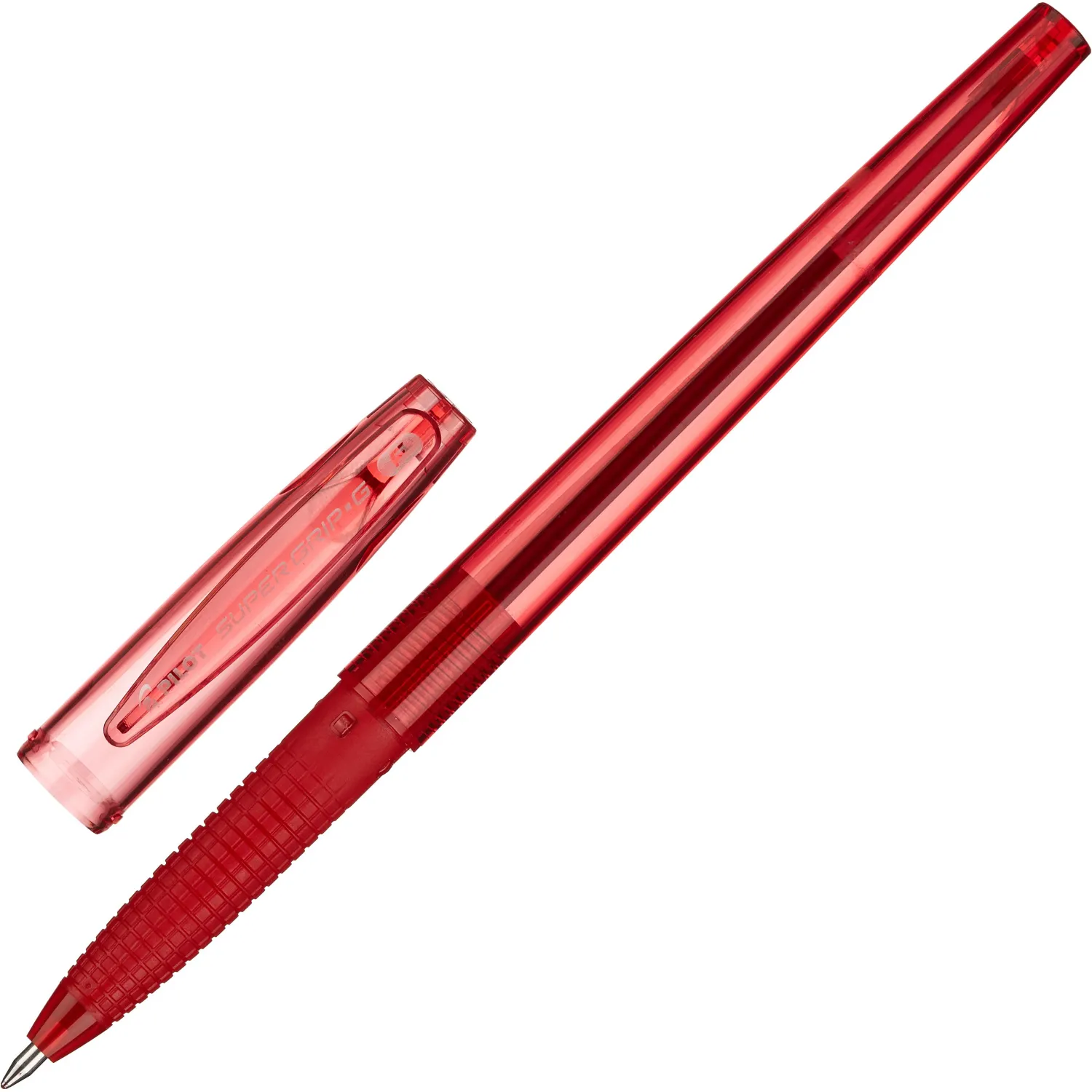 Шариковая ручка BPS-GG Super Grip G | эргономичная, прозрачная, с ультрамягкими чернилами