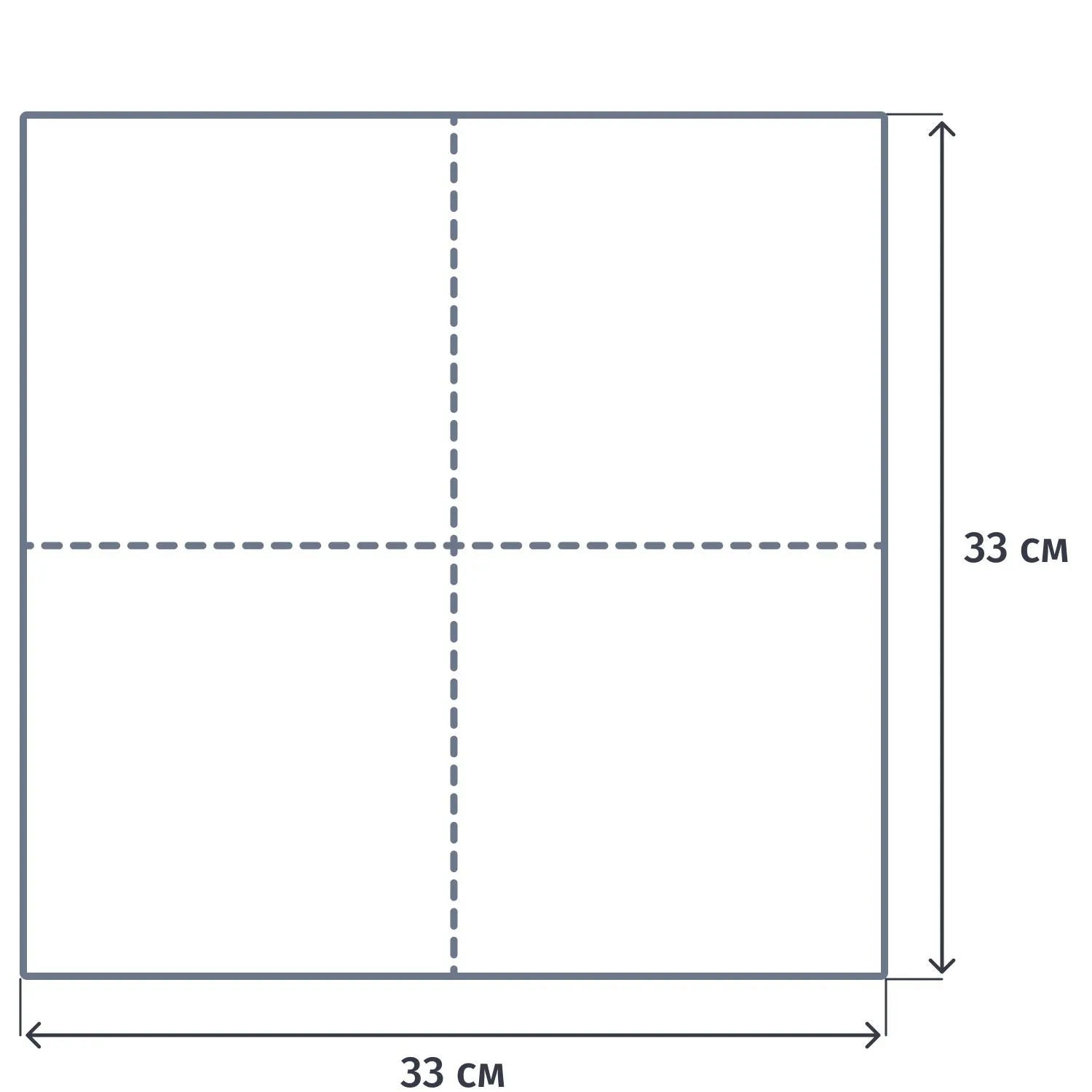 Салфетки бумажные Luscan 3-слойные 33x33 см белые (200 листов в пачке) - Image 2