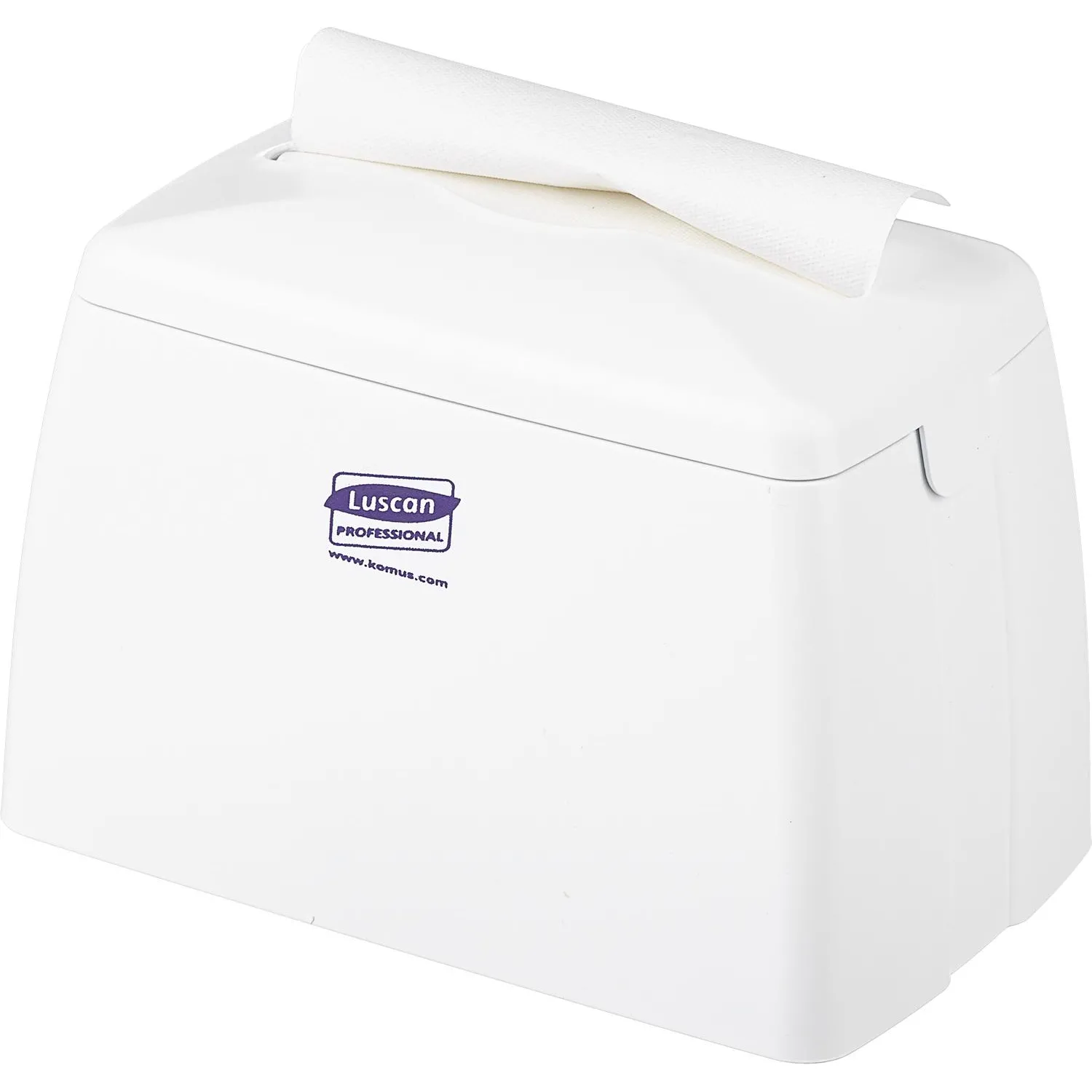 Салфетки бумажные для диспенсера Luscan Professional N4 20.5x32 см белые 1-слойные 200 листов (16 пачек в упаковке) - Image 6