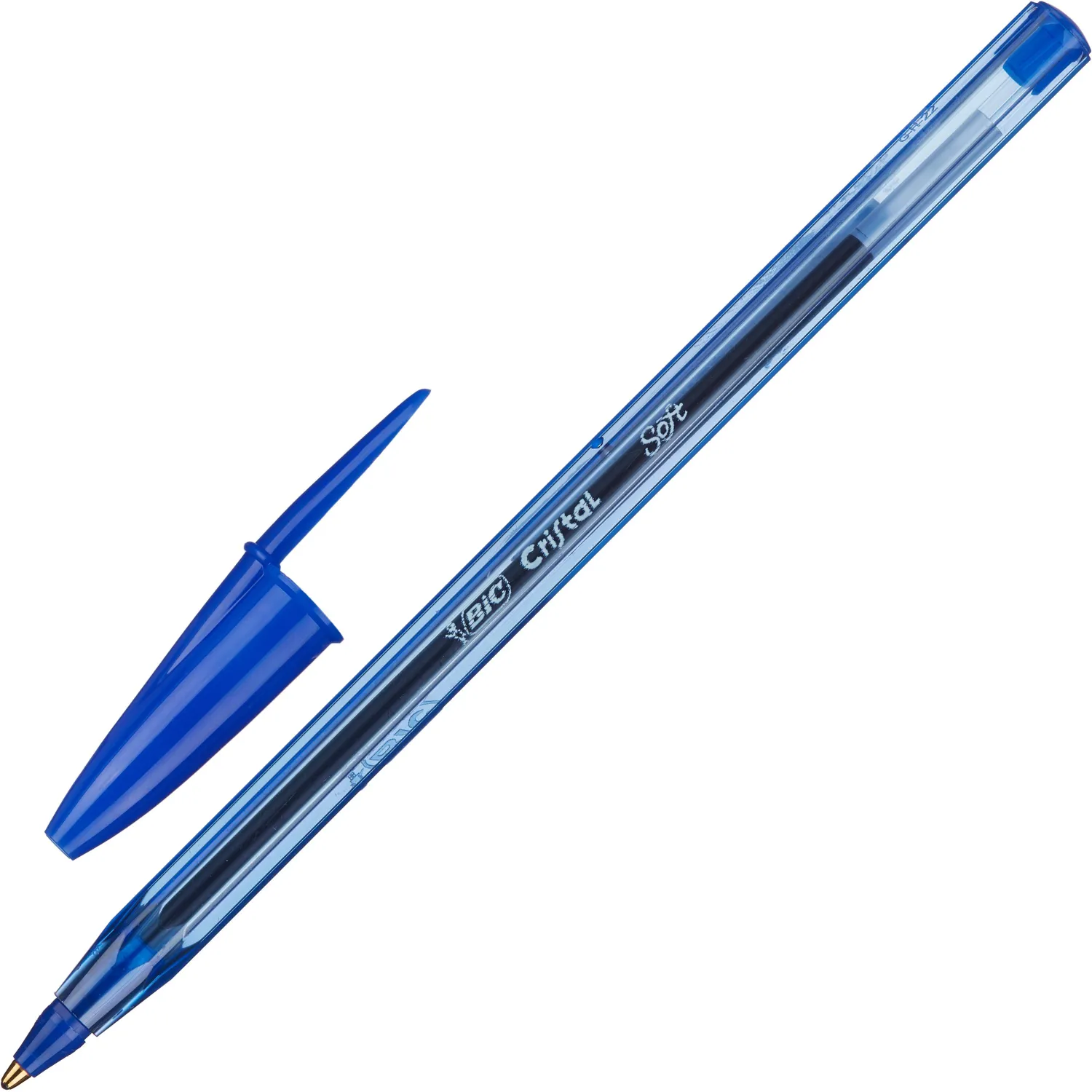 шариковая ручка Bic Cristal классическая прозрачная 1950 года купить