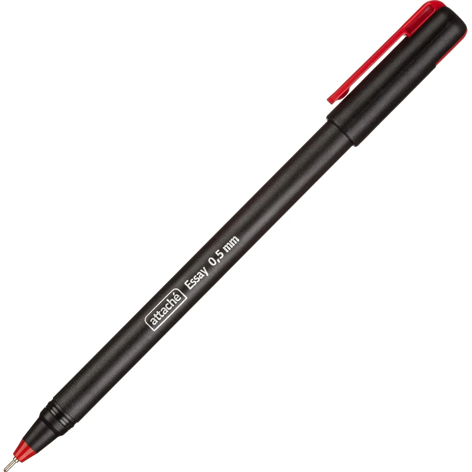 набор шариковых ручек Attache Essay пластиковые черные 0,5 мм, масляные чернила - Image 8