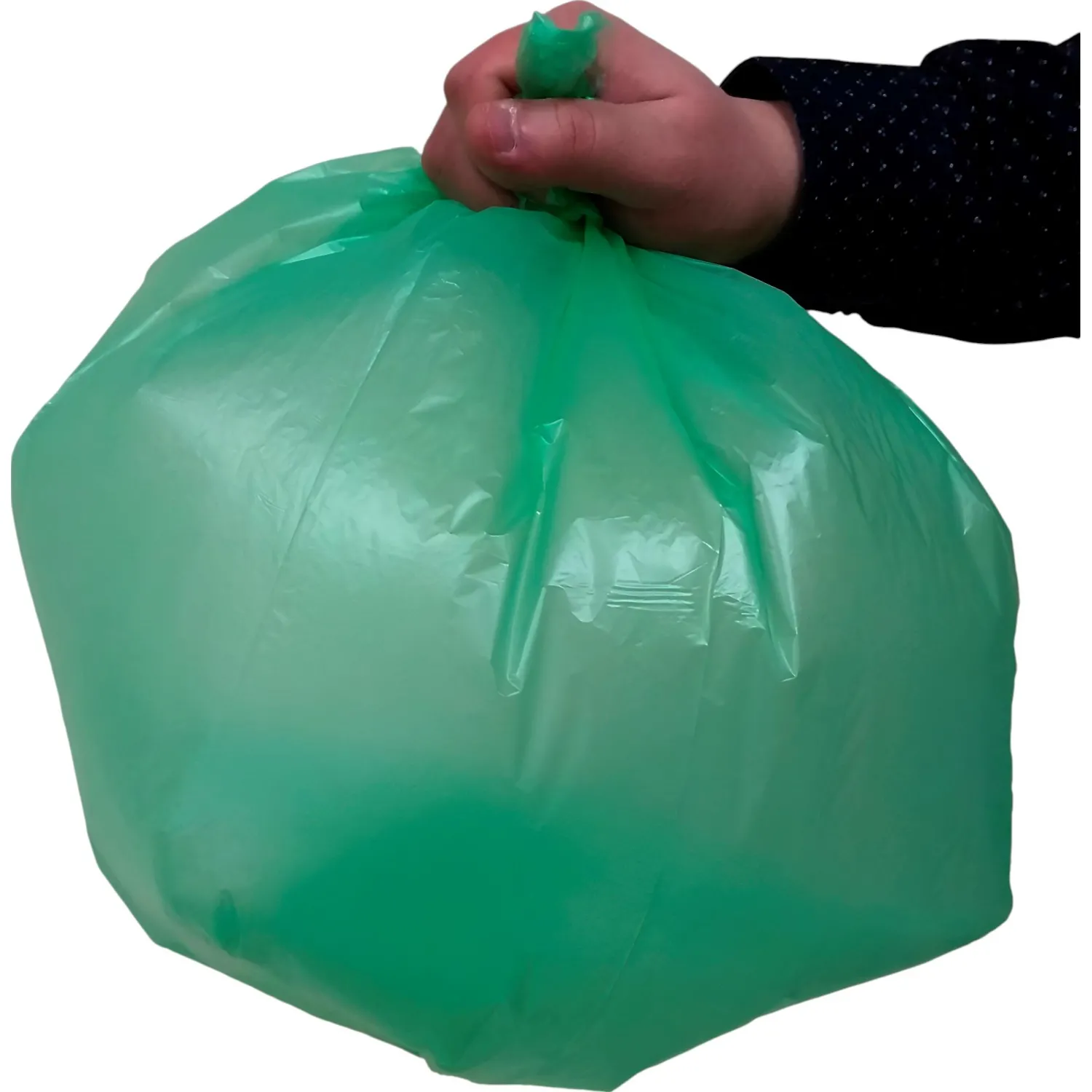 Мешки для мусора 30 л зелёные (ПНД 10 мкм, 30 штук) - Image 3