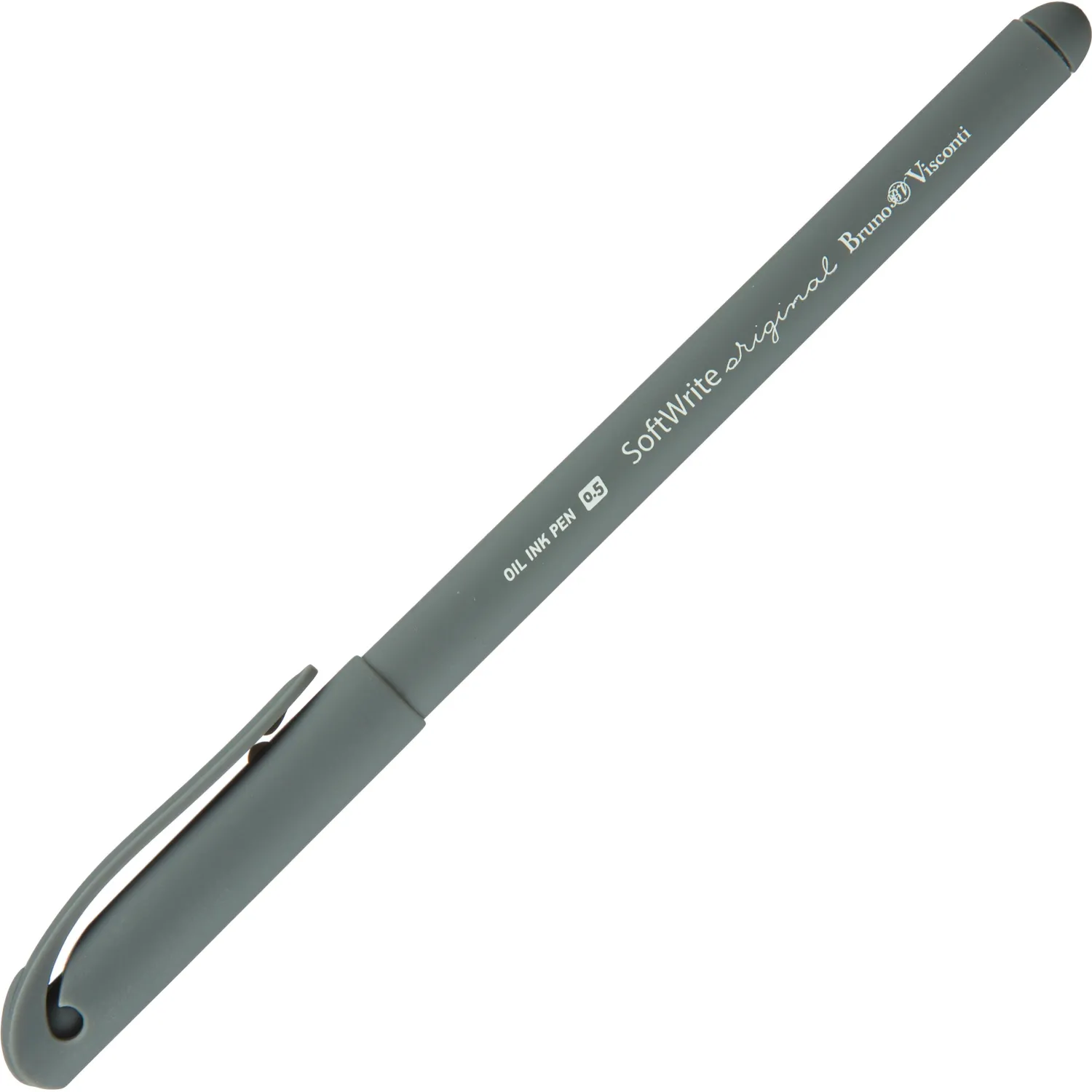Ручка шариковая Bruno Visconti SoftWrite Original узел Premec 0.5 мм, чернила Dokumental, покрытие silk-touch - Image 12