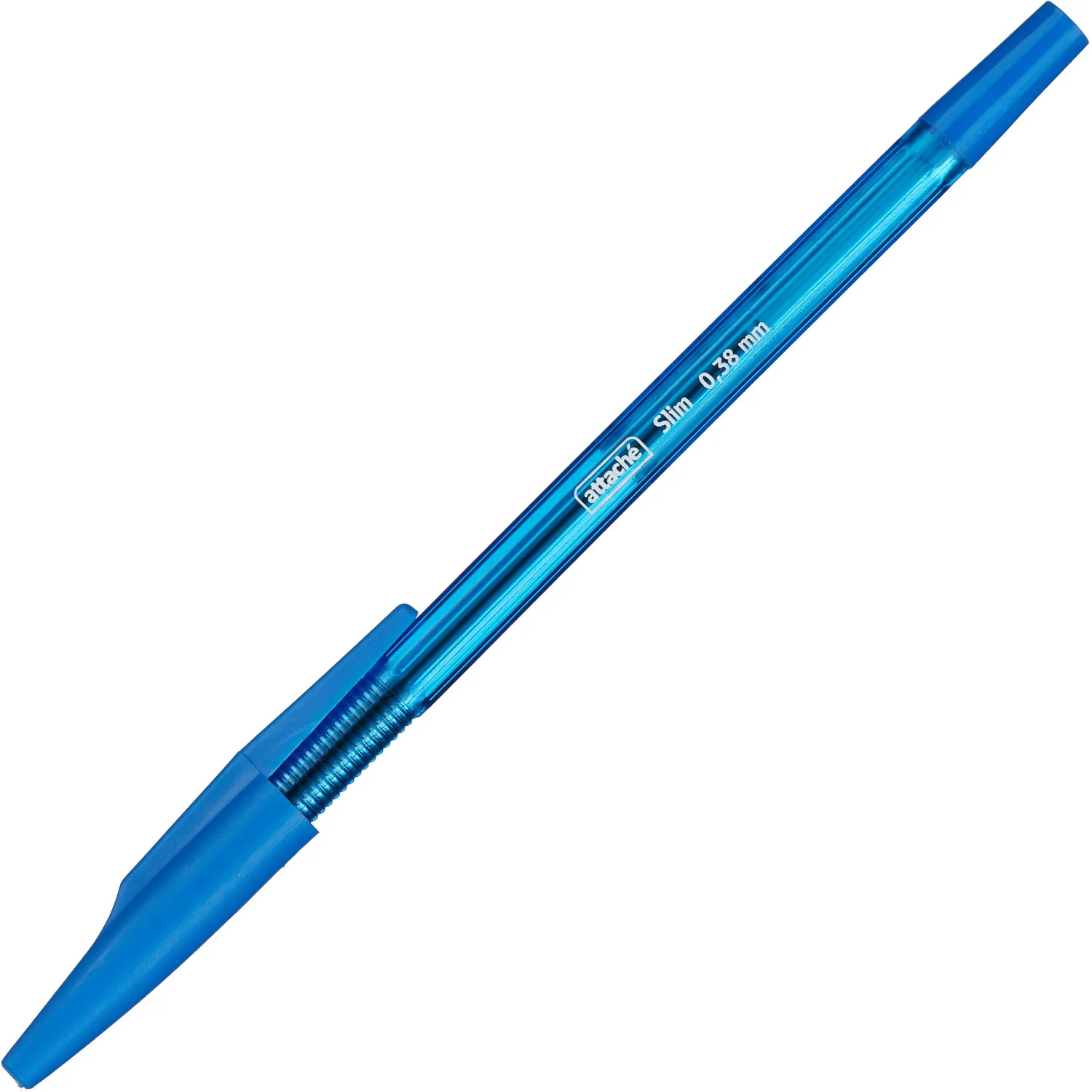 Шариковая ручка Attache Slim 0,38 мм синий цвет, сменный стержень - Image 2