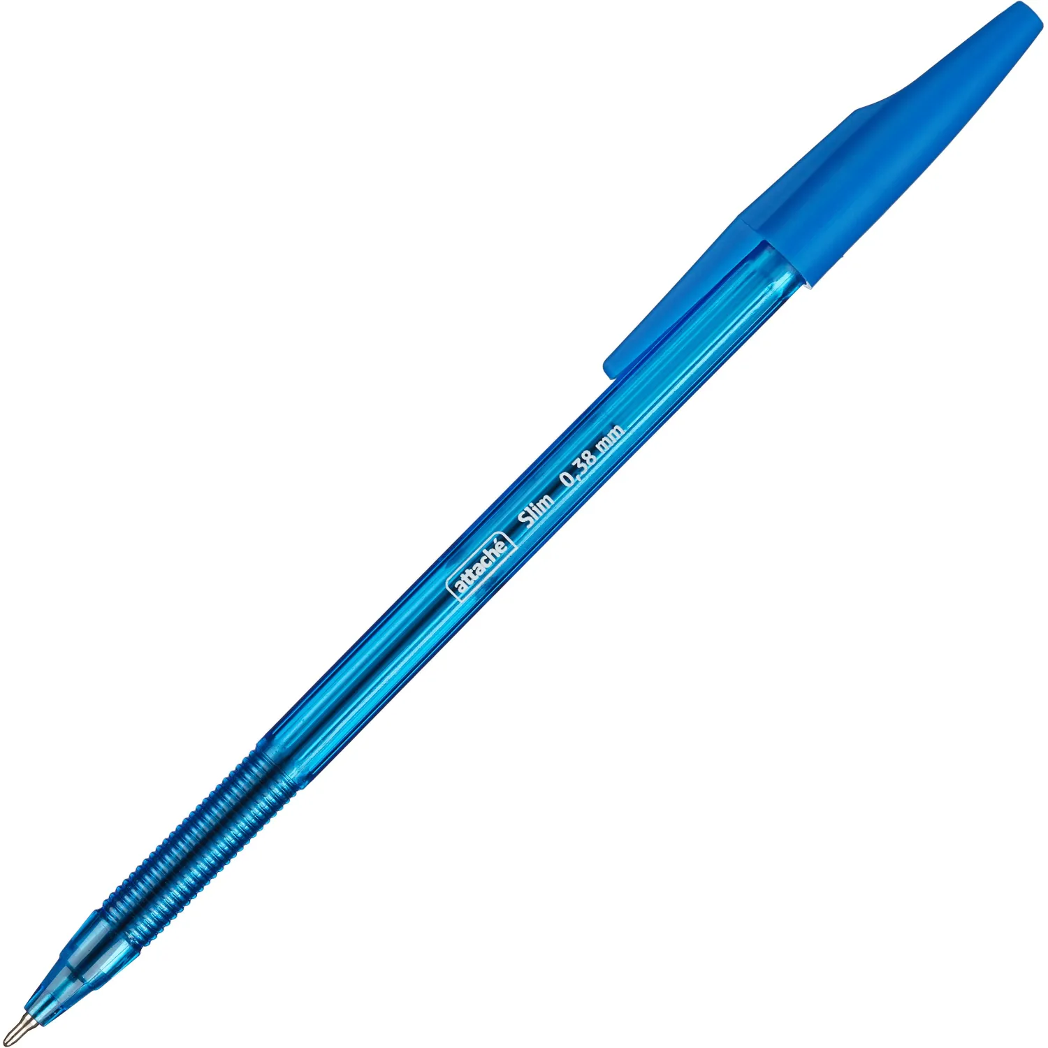 Шариковая ручка Attache Slim 0,38 мм синий цвет, сменный стержень - Image 5