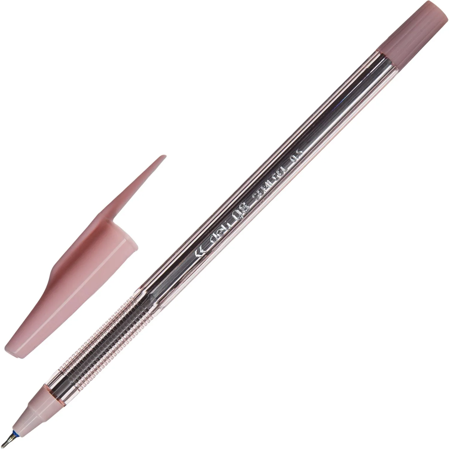 Шариковая ручка Deli Think EQ8-C прозрачная неавтоматическая - Image 3