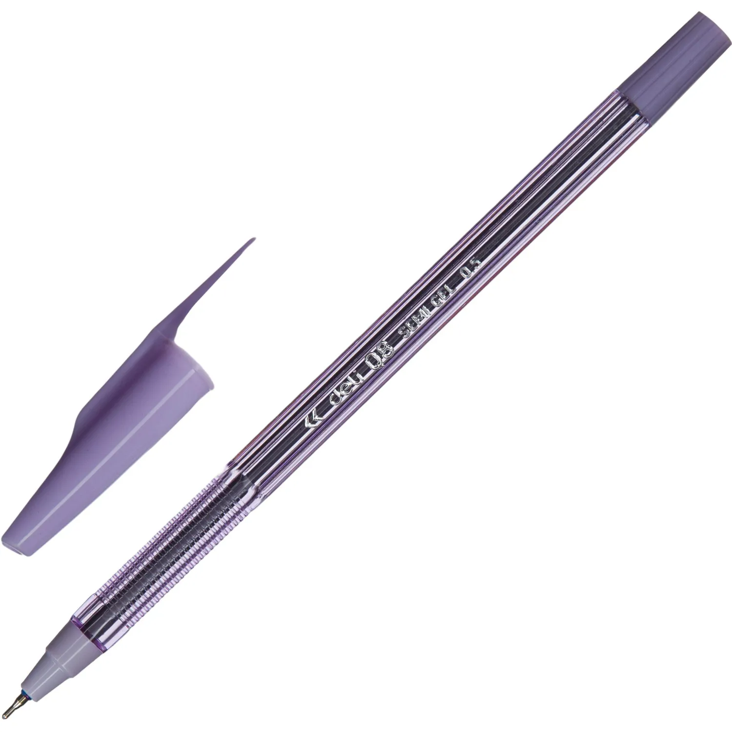 Шариковая ручка Deli Think EQ8-C прозрачная неавтоматическая - Image 4
