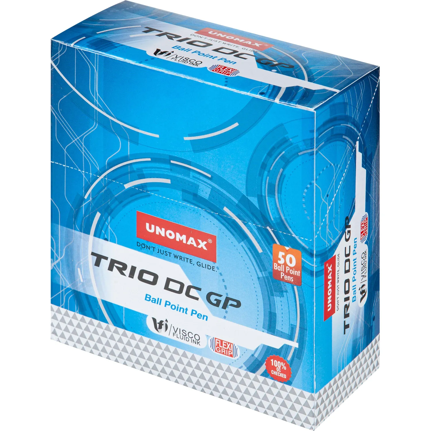Ручка Unomax Trio DC GP зеленая 0.7/0.5 мм Visco Fluid Ink Santoprin - Image 7