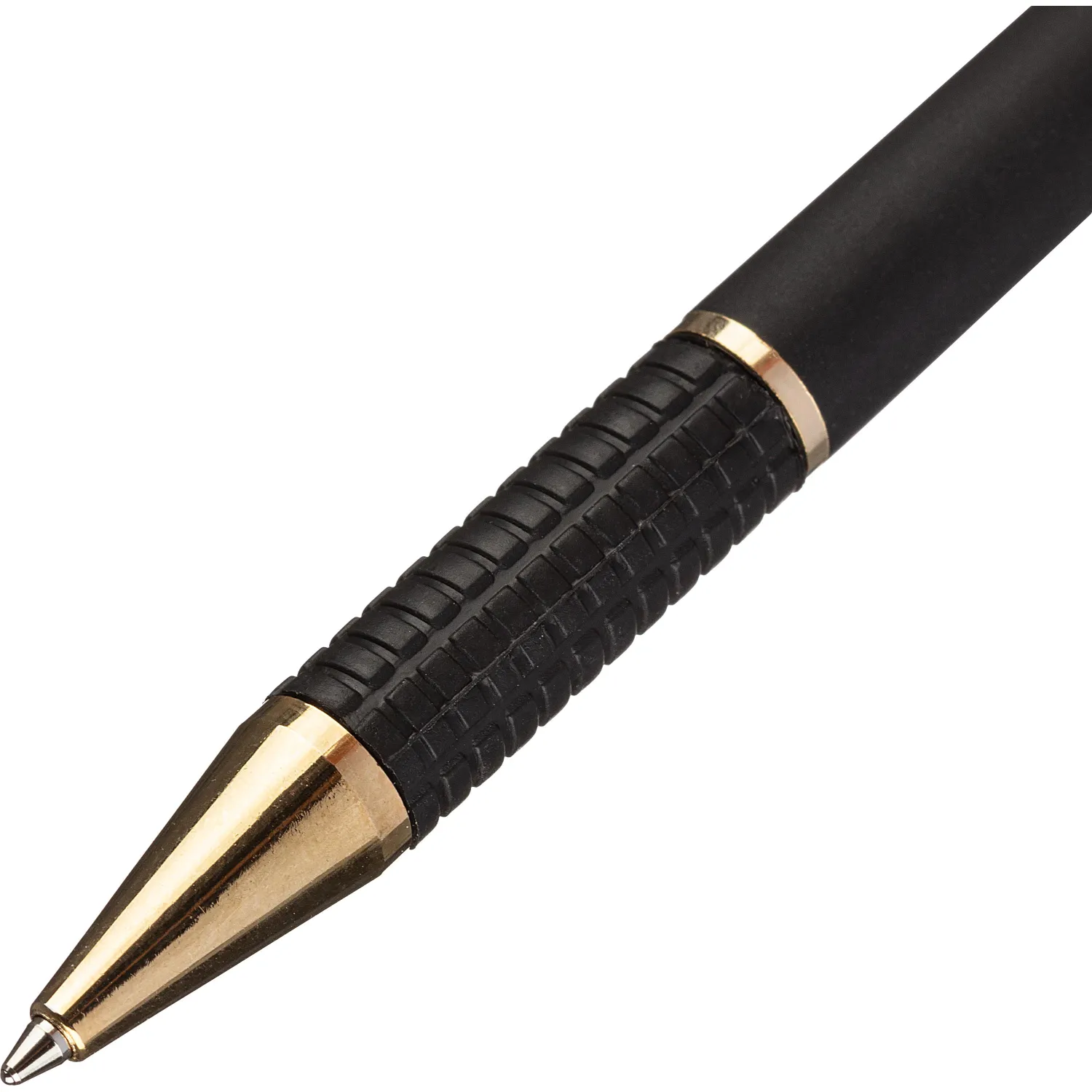 Шариковая ручка Attache G08BL автоматическая, золотой декор, синий стержень - Image 3