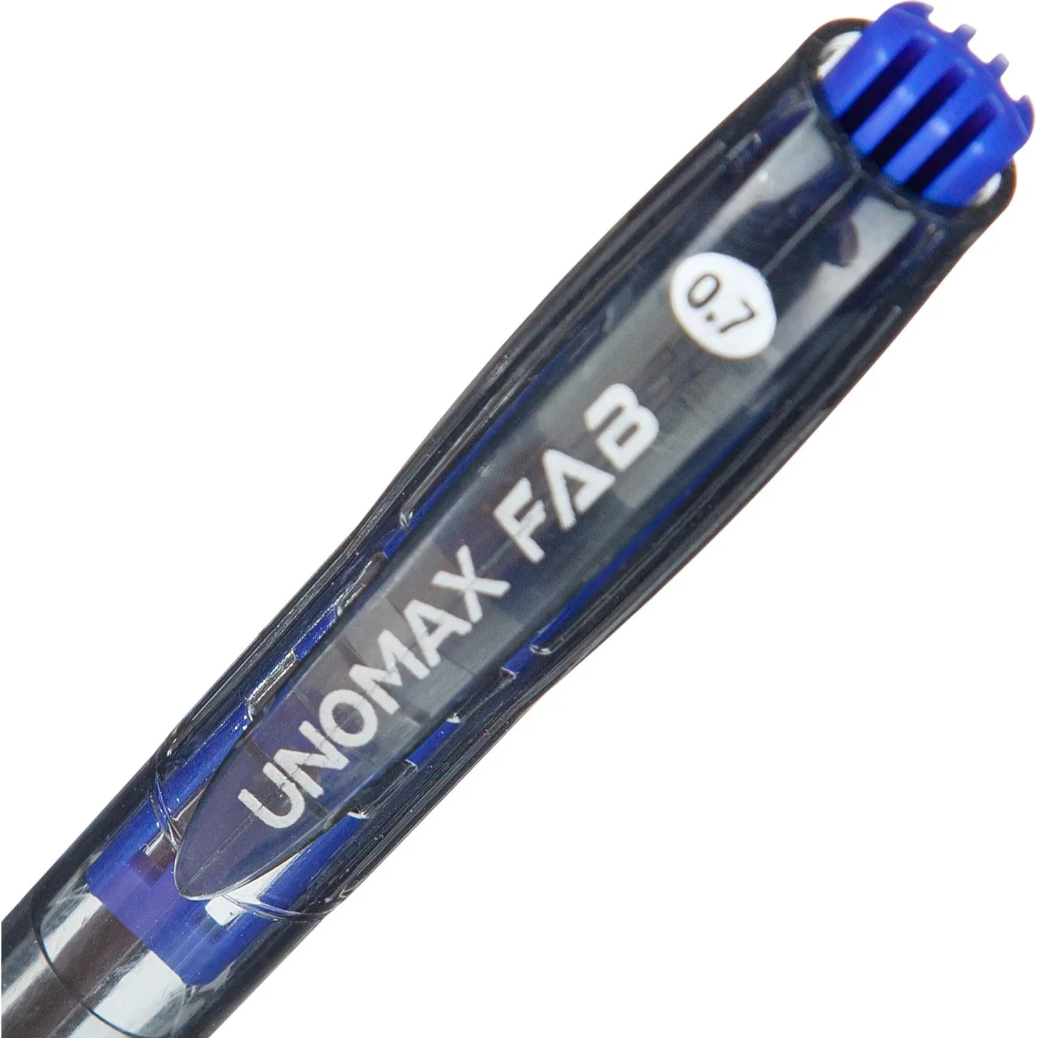 Автоматическая ручка Unomax (бывш. UniMax Fab GP), синий, масляные чернила, прозрачная гильза - Image 4
