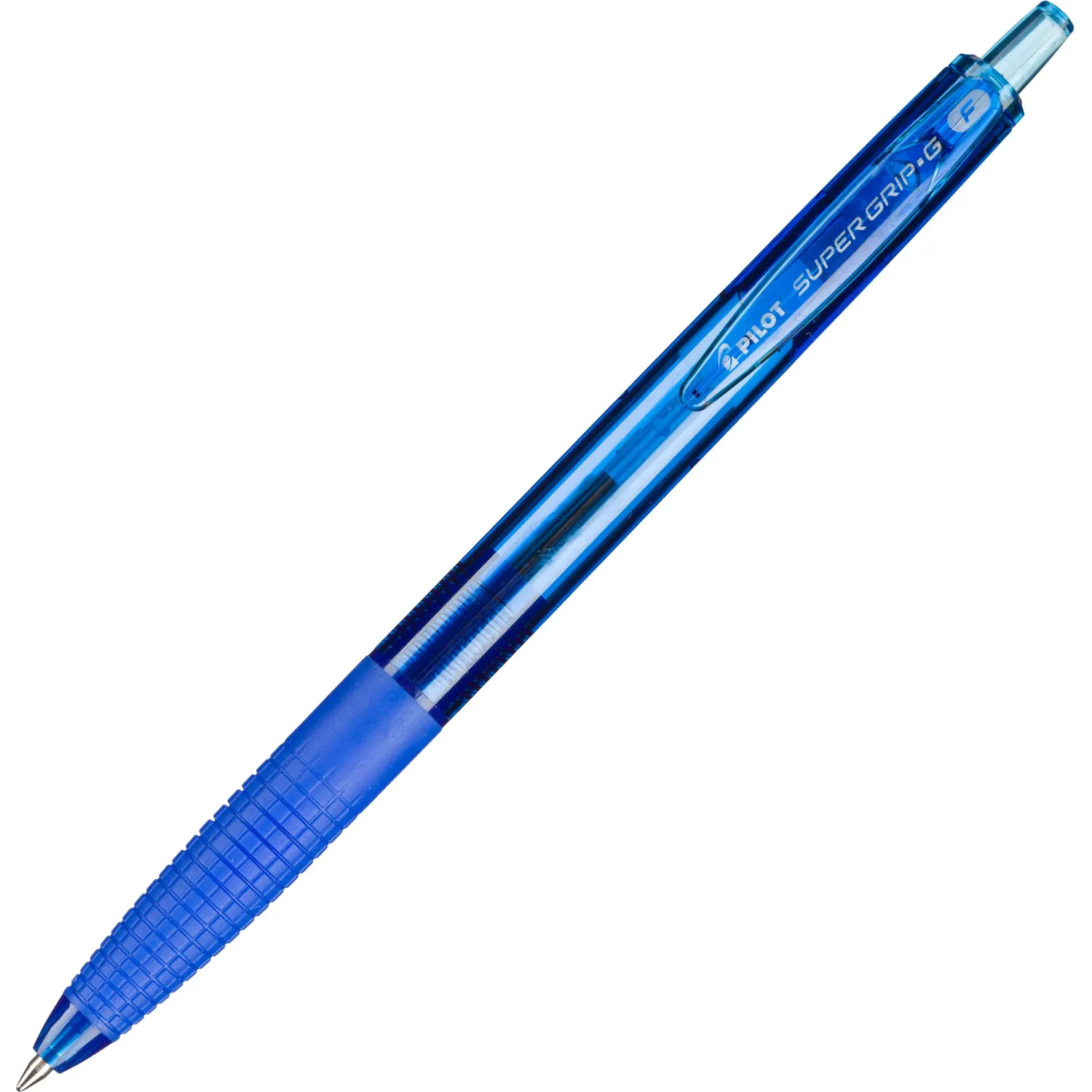 Шариковая ручка BPGG-8R Super Grip G автоматическая 0.7 мм, прозрачный корпус, новый стержень - Image 2