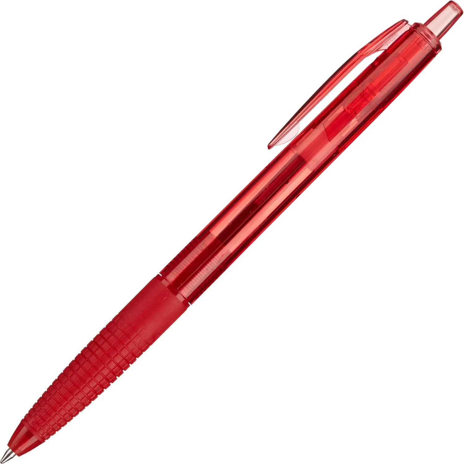 Ручка шариковая BPGG-8R Super Grip G 0.7 мм (упор резина, прозрачный корпус, автомат)