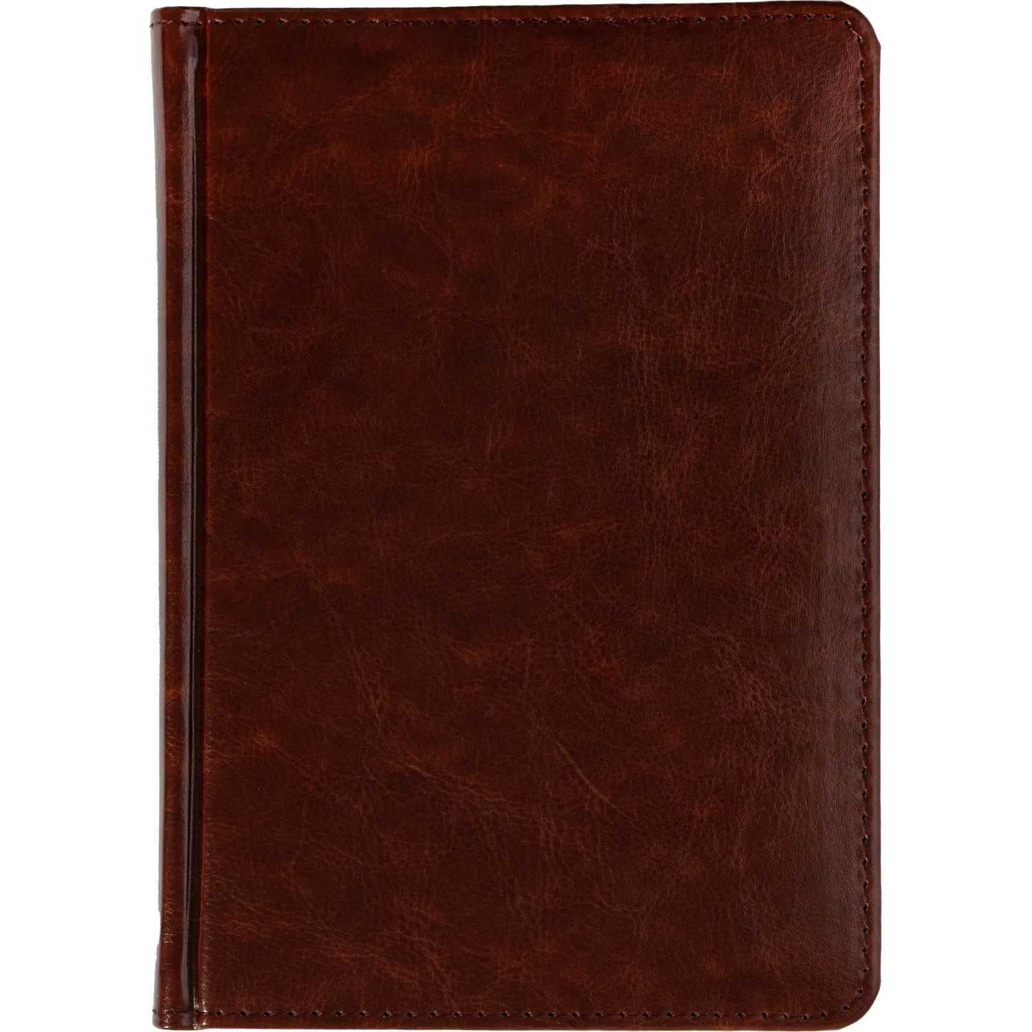 Ежедневник недатированный искусственная кожа А5 136 листов коричневый (золотистый обрез) - Image 20