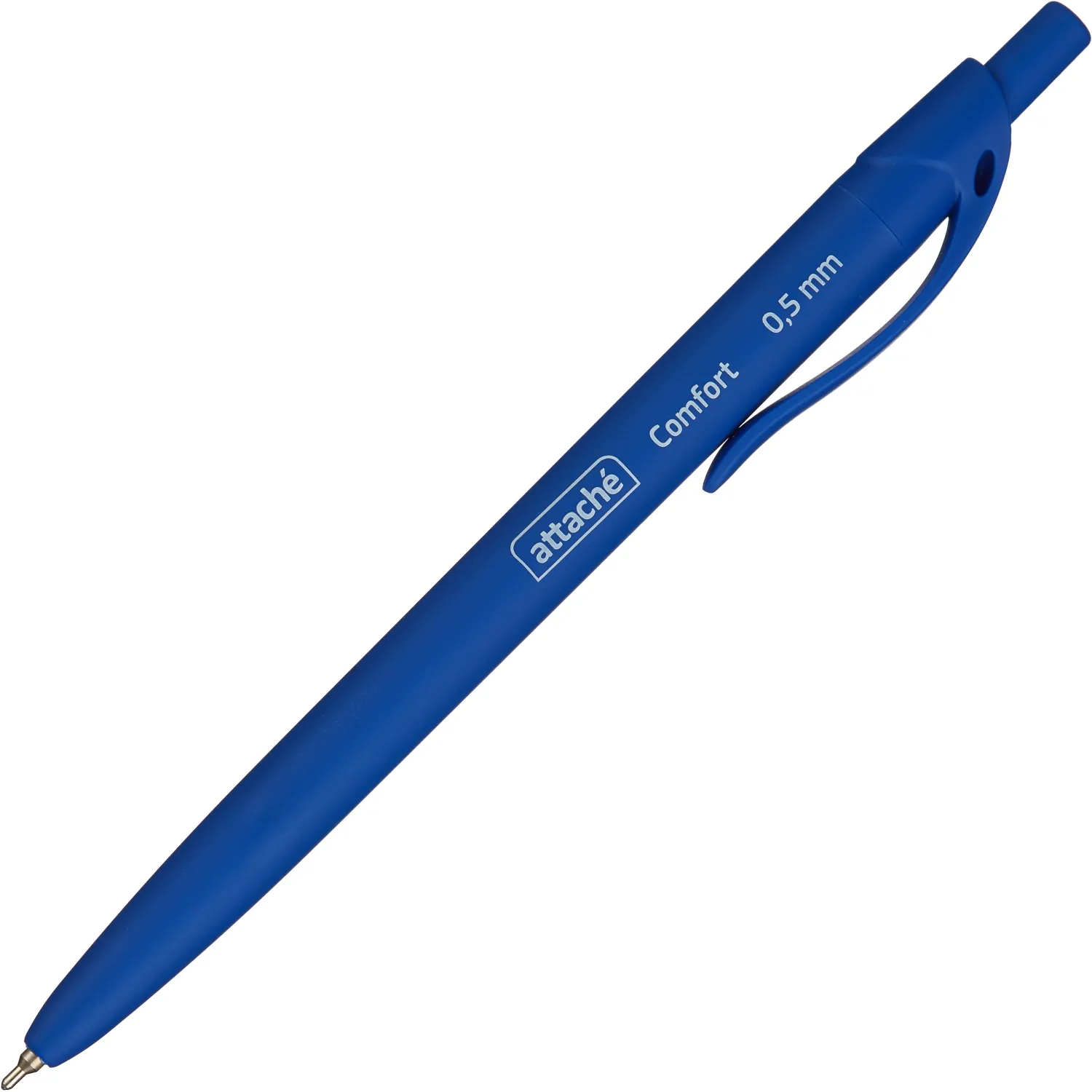 Шариковая ручка Attache Comfort soft touch, синяя, удобная форма