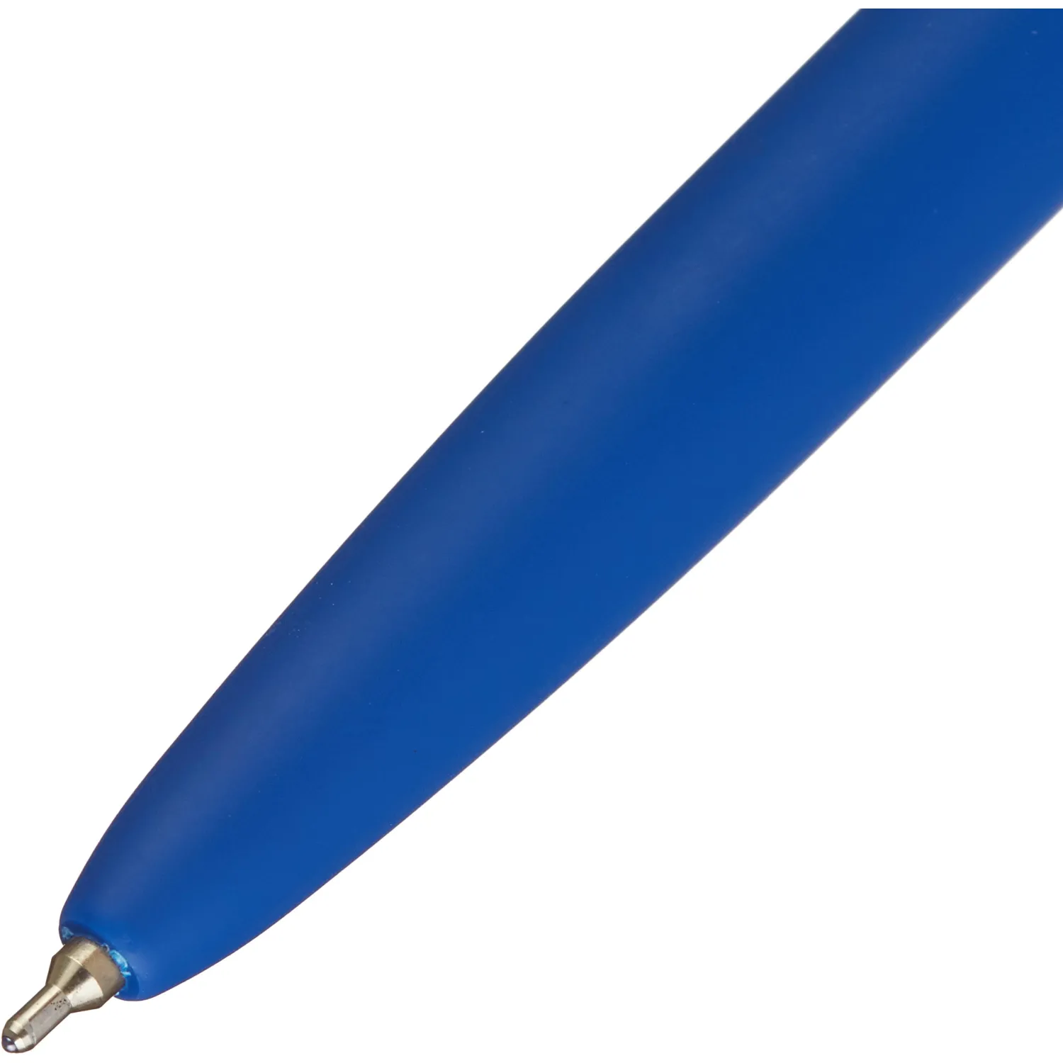 Шариковая ручка Attache Comfort soft touch, синяя, удобная форма - Image 2