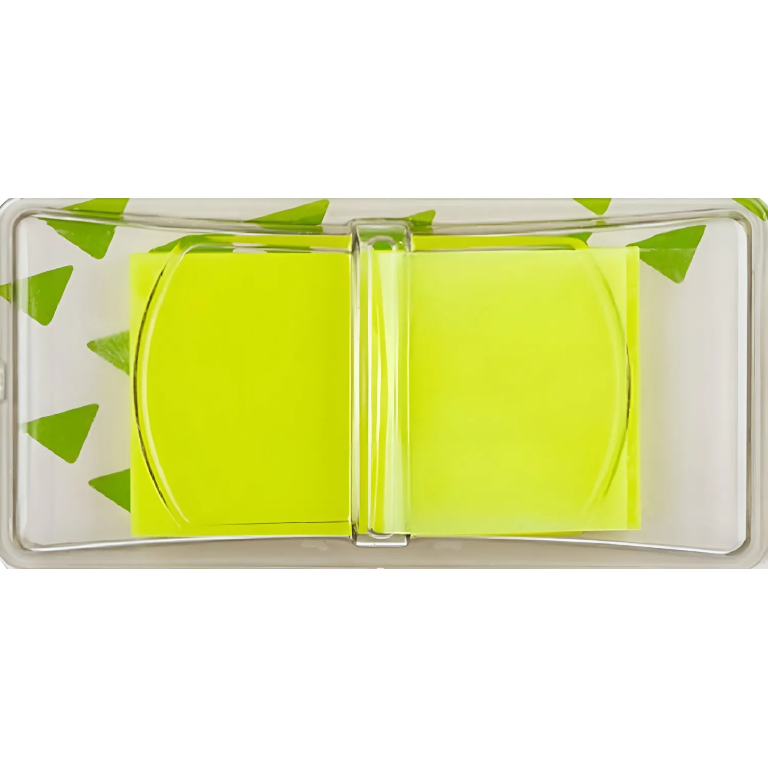 Закладки клейкие Attache Selection 25×45 мм, неоновые прозрачные, многоразовые - Image 2