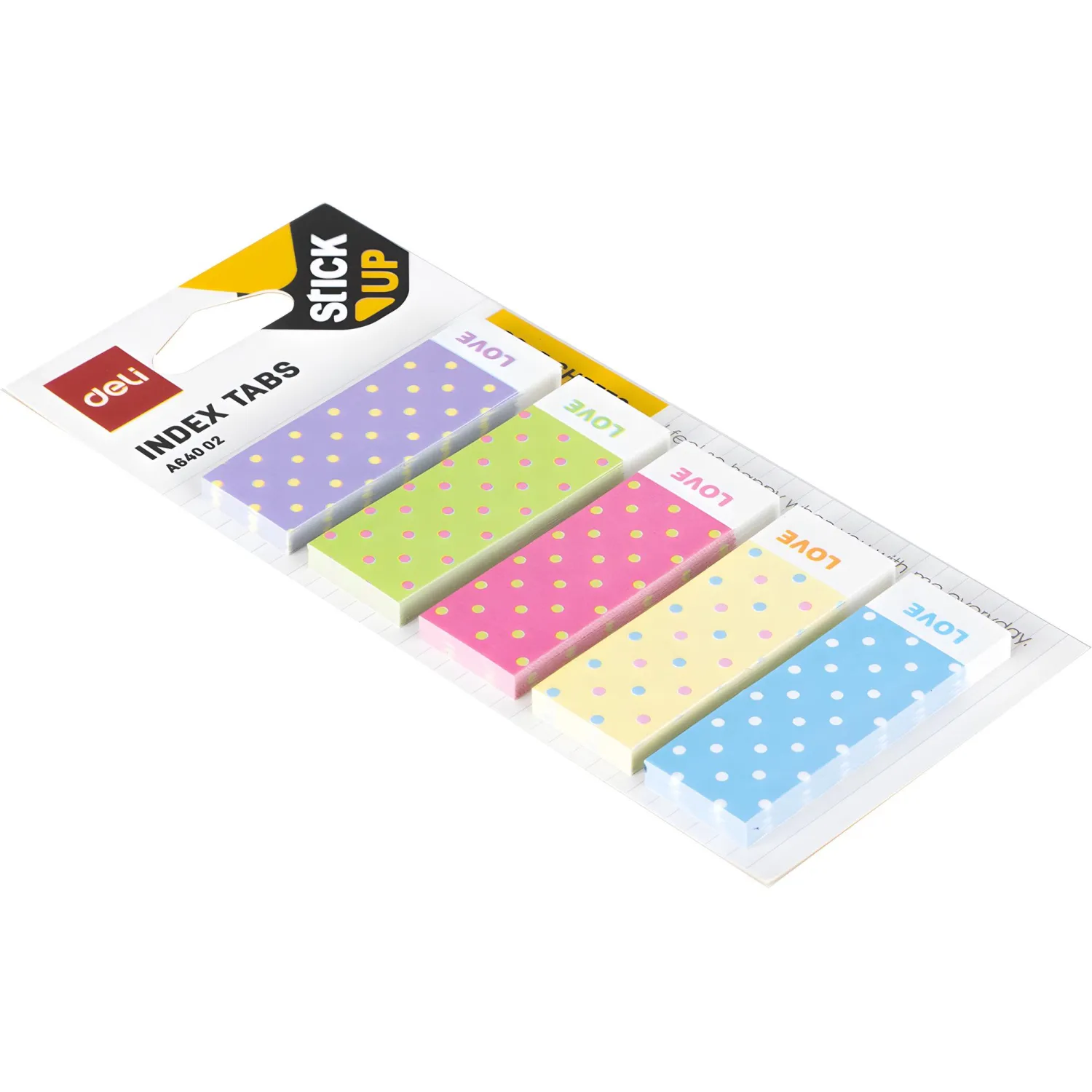 Клейкие закладки DELI 15 мм, яркие для текста и документов - Image 6