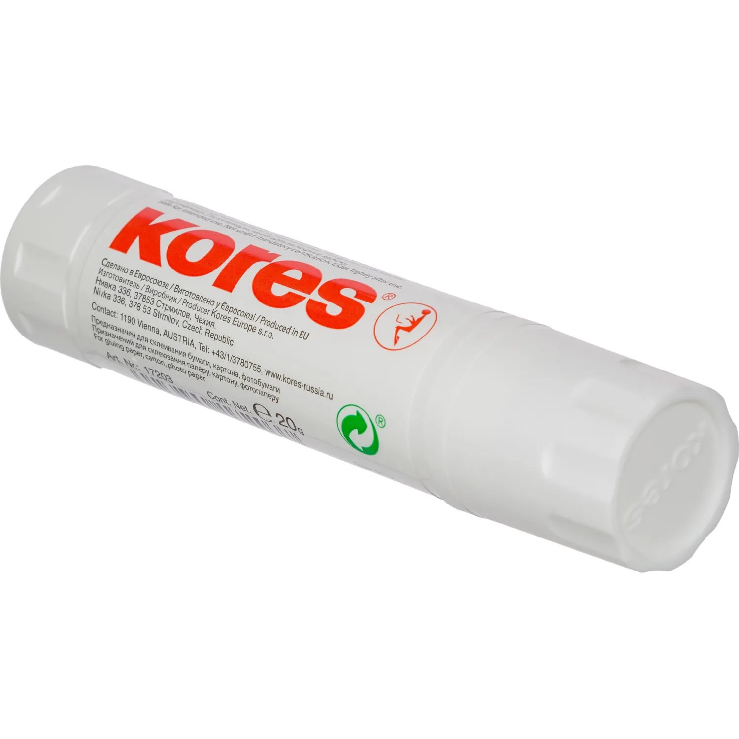 клей-карандаш Kores Paper Stick бесцветный для бумаги купить - Image 4