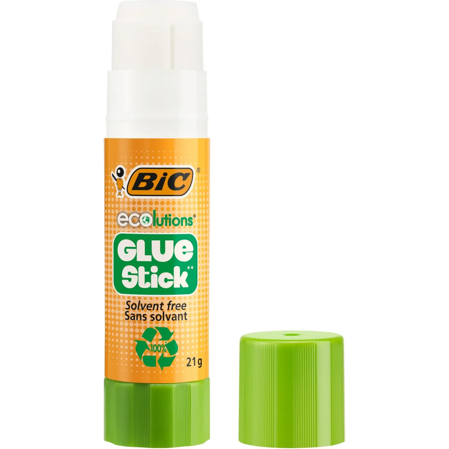 экологичный клей-карандаш BIC ECOlutions смываемый для бумаги и творчества - Image 3